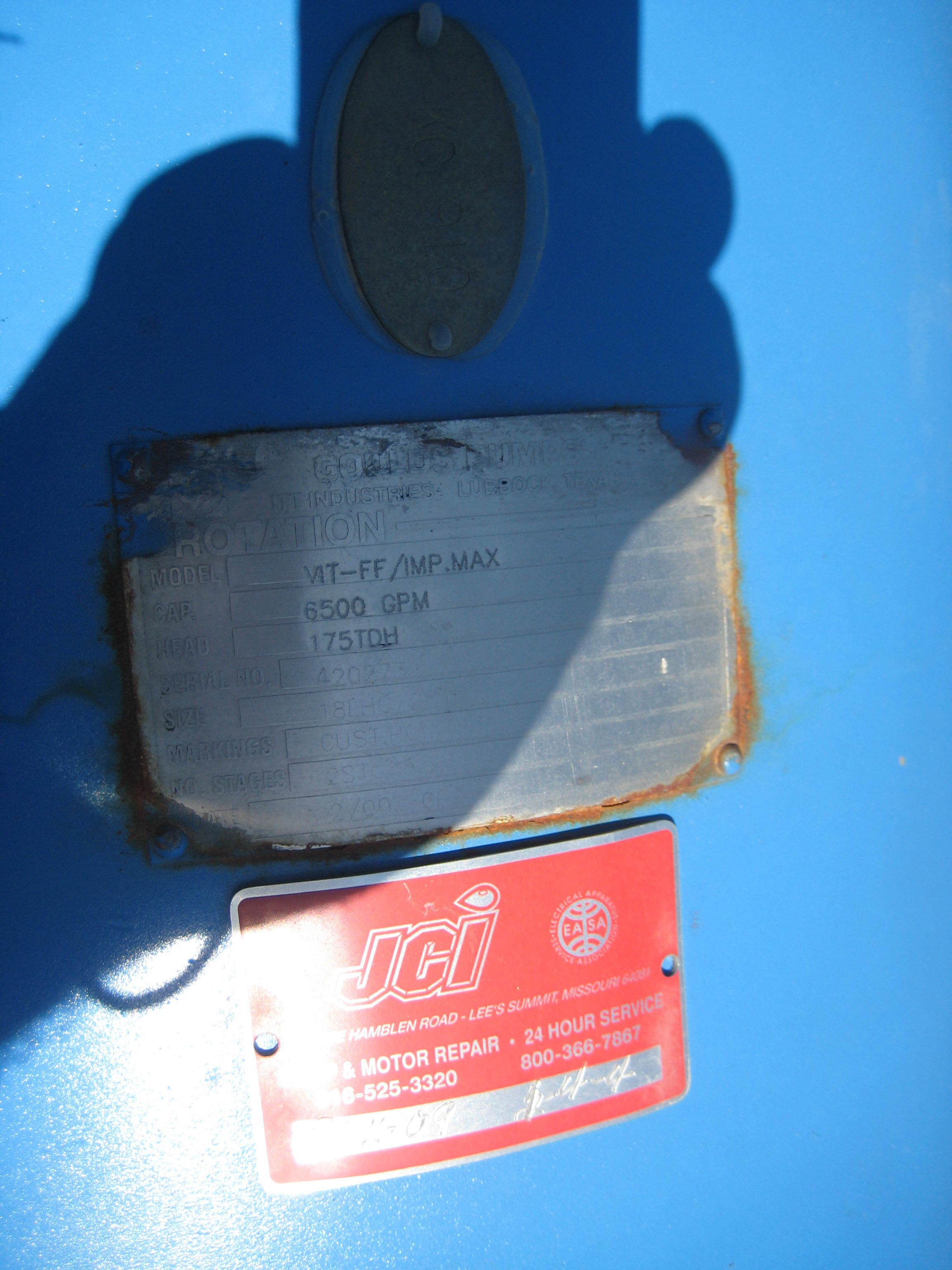 Unused Centrifugal Pump 1,500 m3/h (6,500 GPM) Carbon Steel For Sale - IPP# 216143