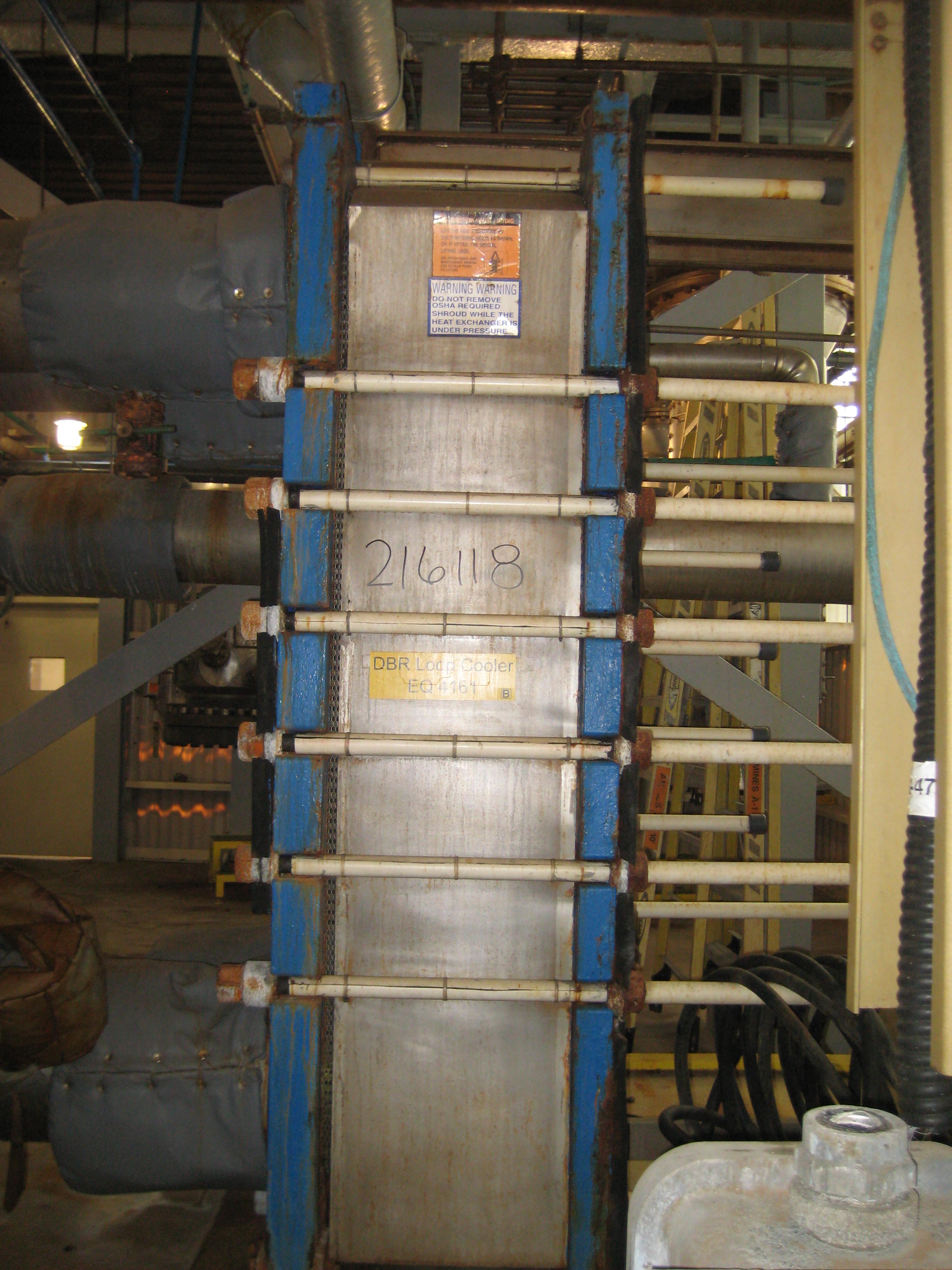 Hastelloy - B Plate and Frame Heat Exchanger - IPP# 216118