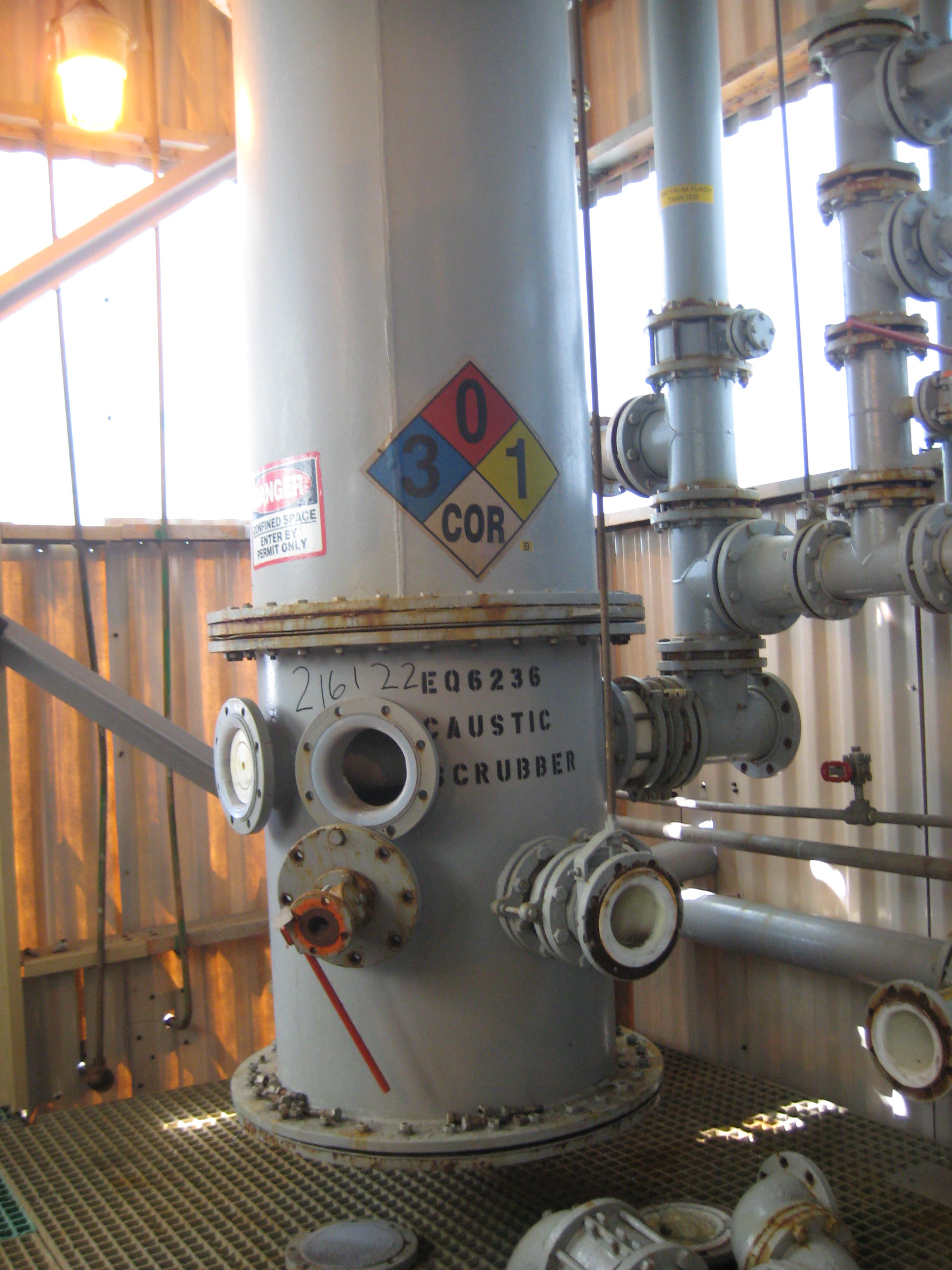 Carbon Steel M&M Welding & Fabricating Co. Packed Column - IPP# 216122