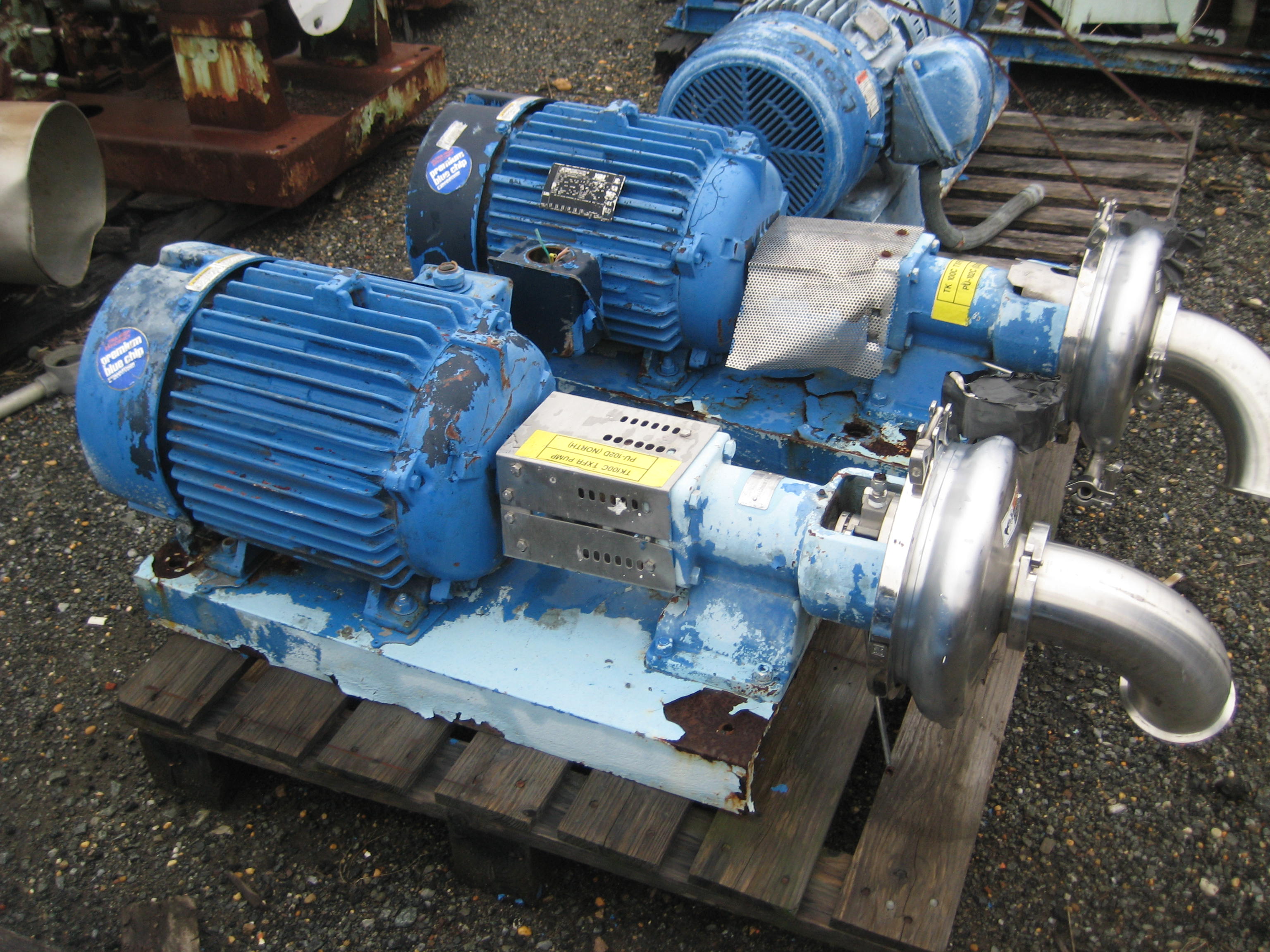 Stainless Steel 316 Waukesha Cherry Burrell P-2085 Centrifugal Pump - IPP# 216223