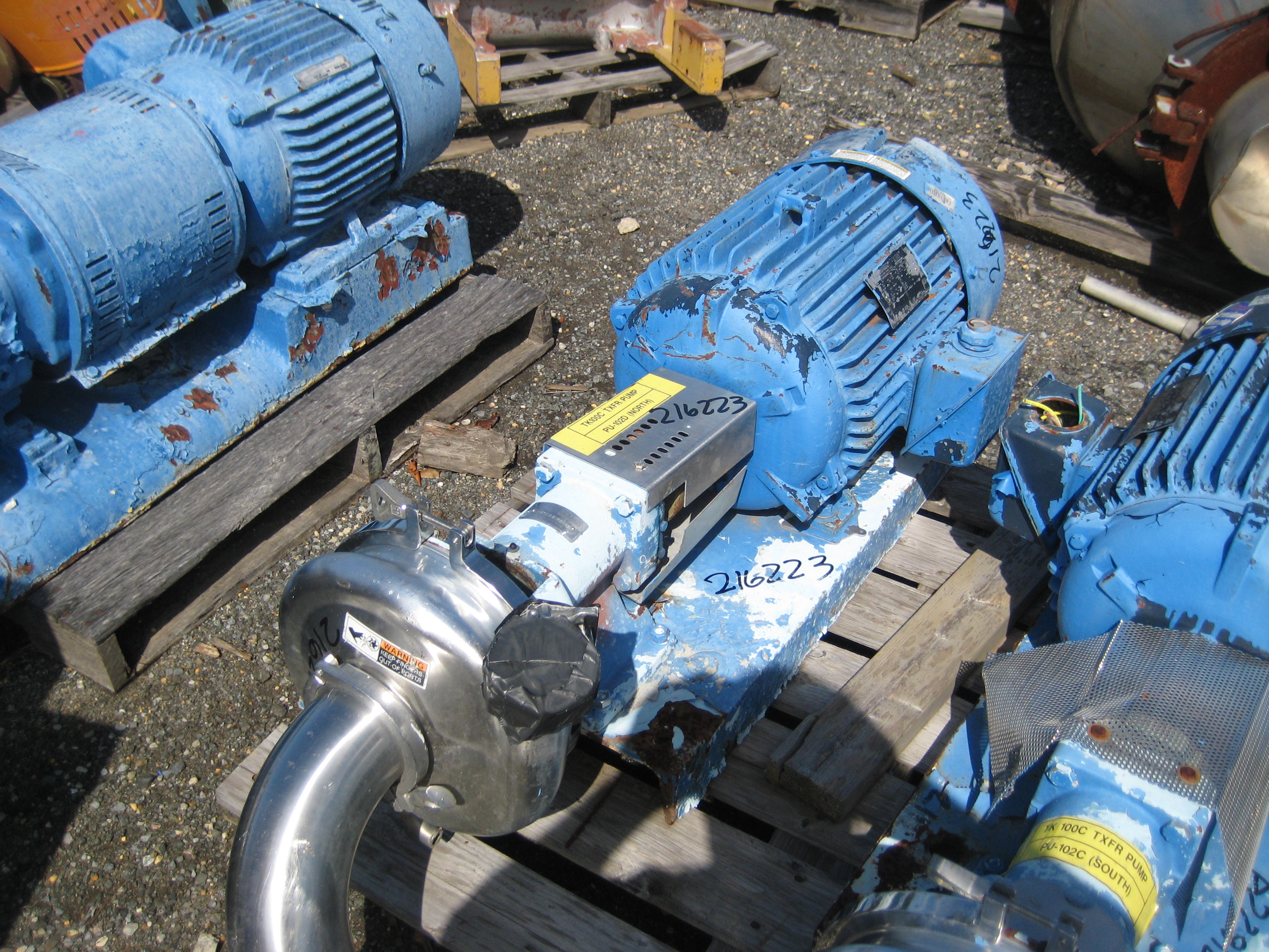Stainless Steel 316 Waukesha Cherry Burrell P-2085 Centrifugal Pump - IPP# 216223