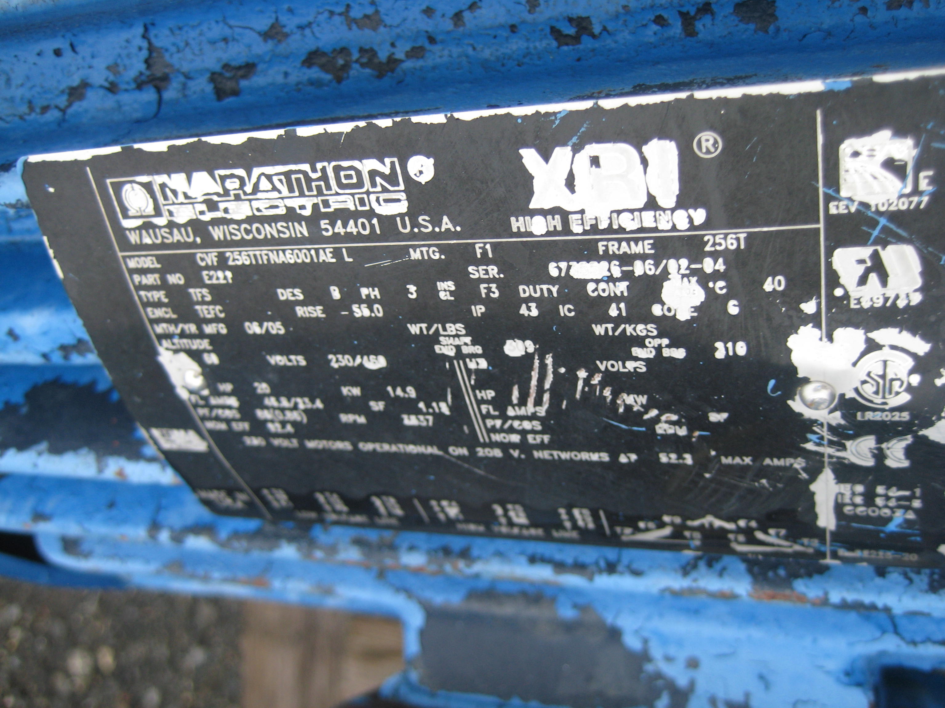 Stainless Steel 316 Waukesha Cherry Burrell P-2085 Centrifugal Pump - IPP# 216224
