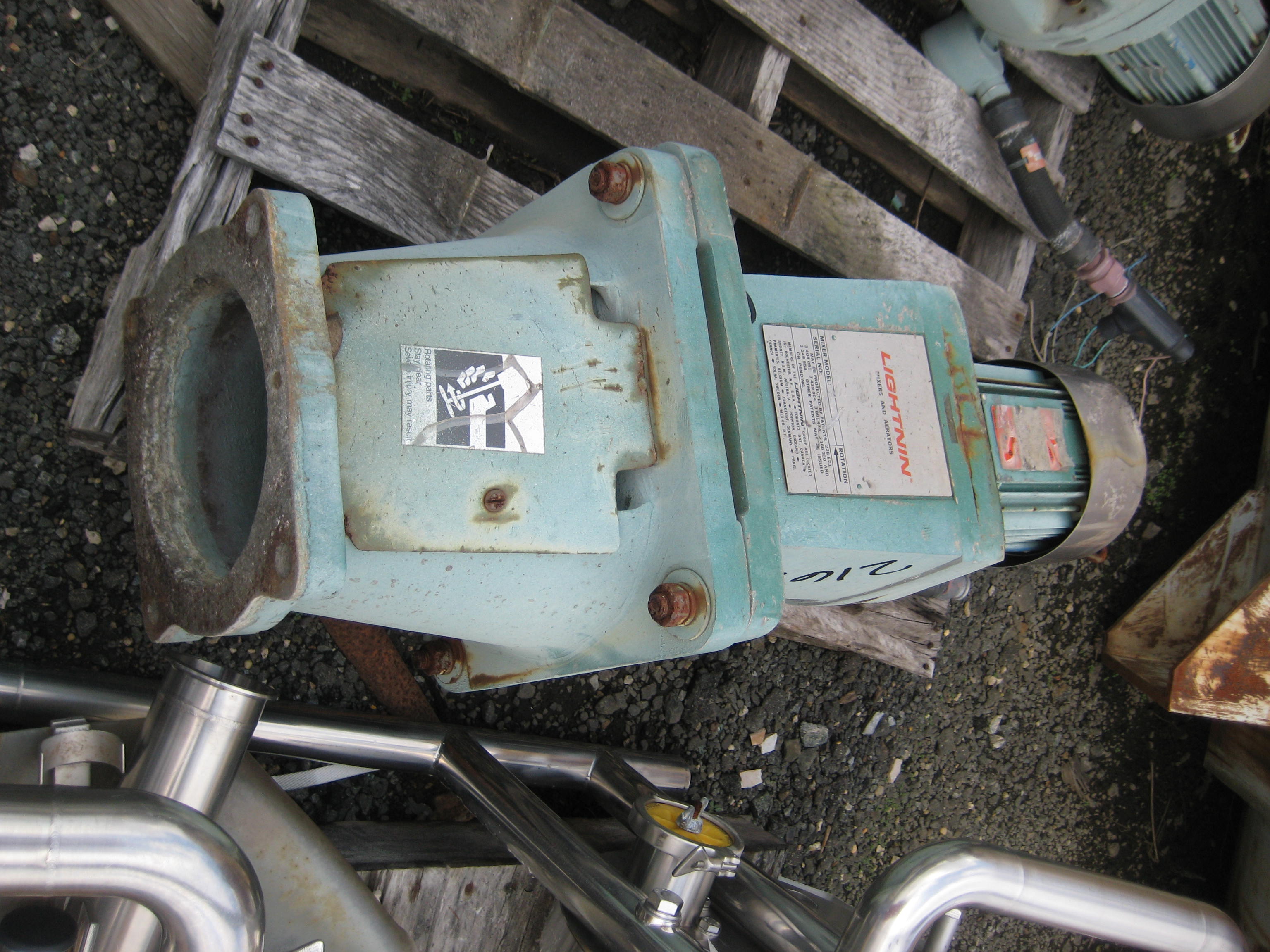  Carbon Steel Drive Agitator 1.49 kW (2 HP) For Sale - IPP# 216237