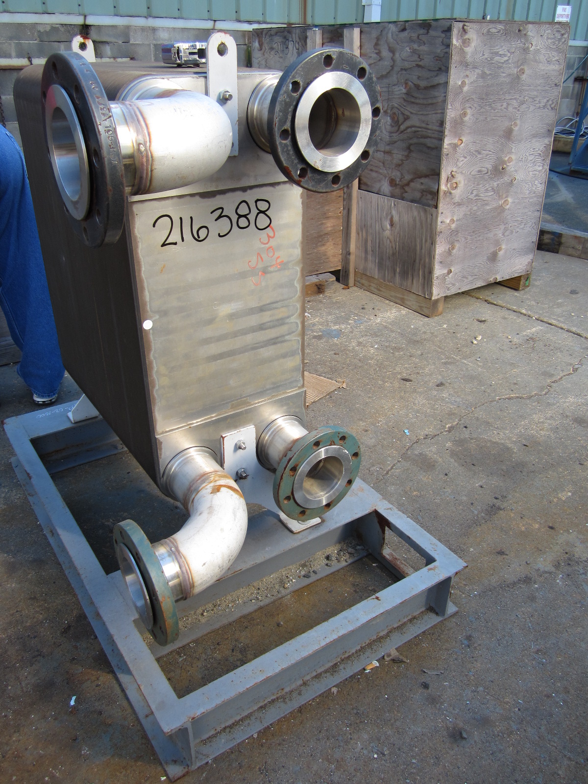 Stainless Steel 304  Plate and Frame Heat Exchanger - IPP# 216388