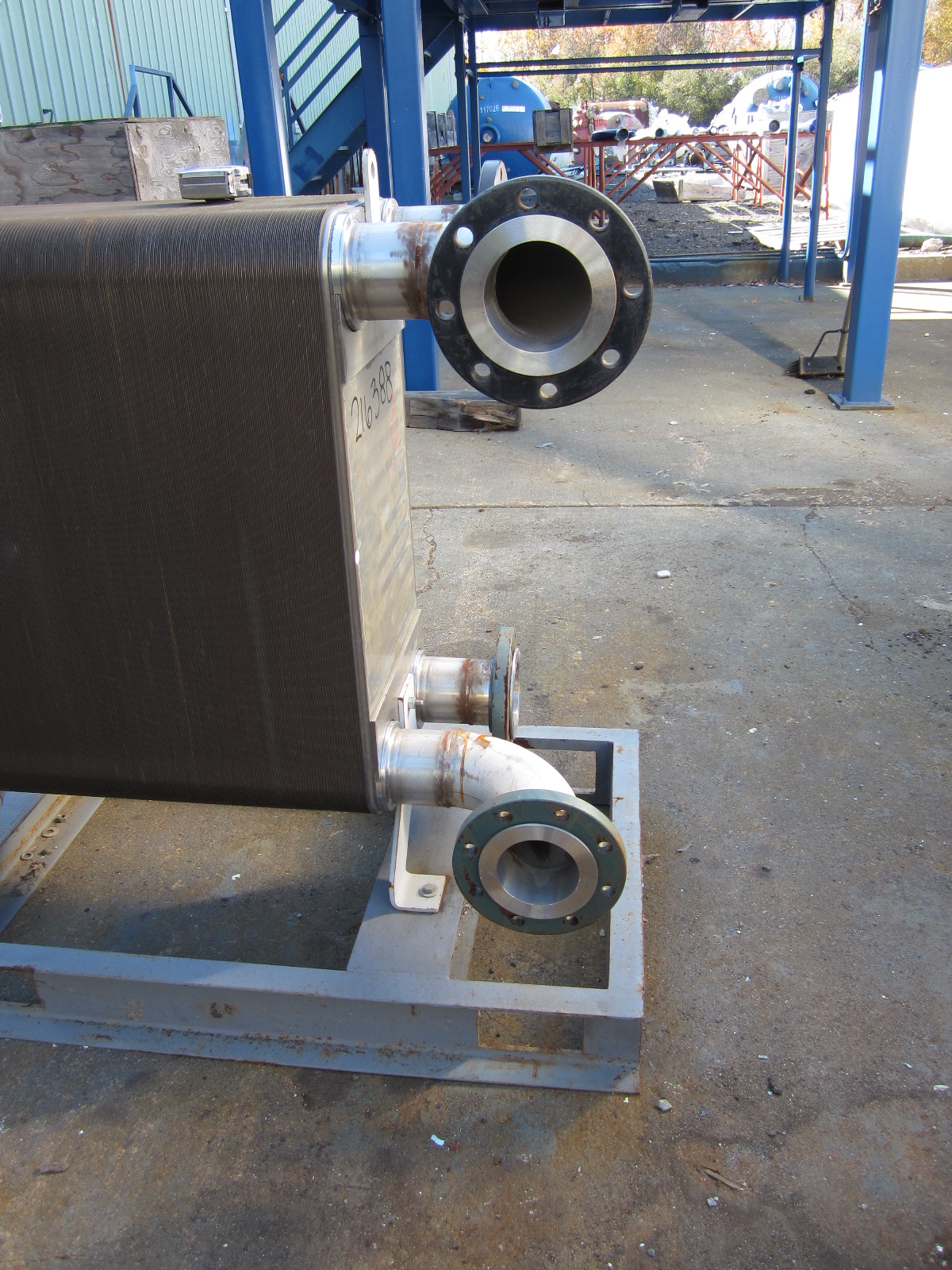 Stainless Steel 304  Plate and Frame Heat Exchanger - IPP# 216388