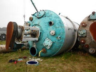 Glasslined Pfaudler BE Batch-Type Agitated Reactor
