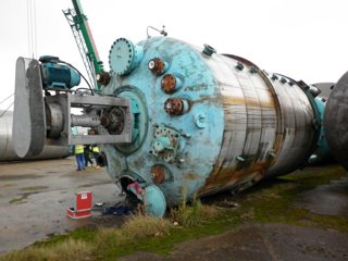 Glasslined Pfaudler BE Batch-Type Agitated Reactor