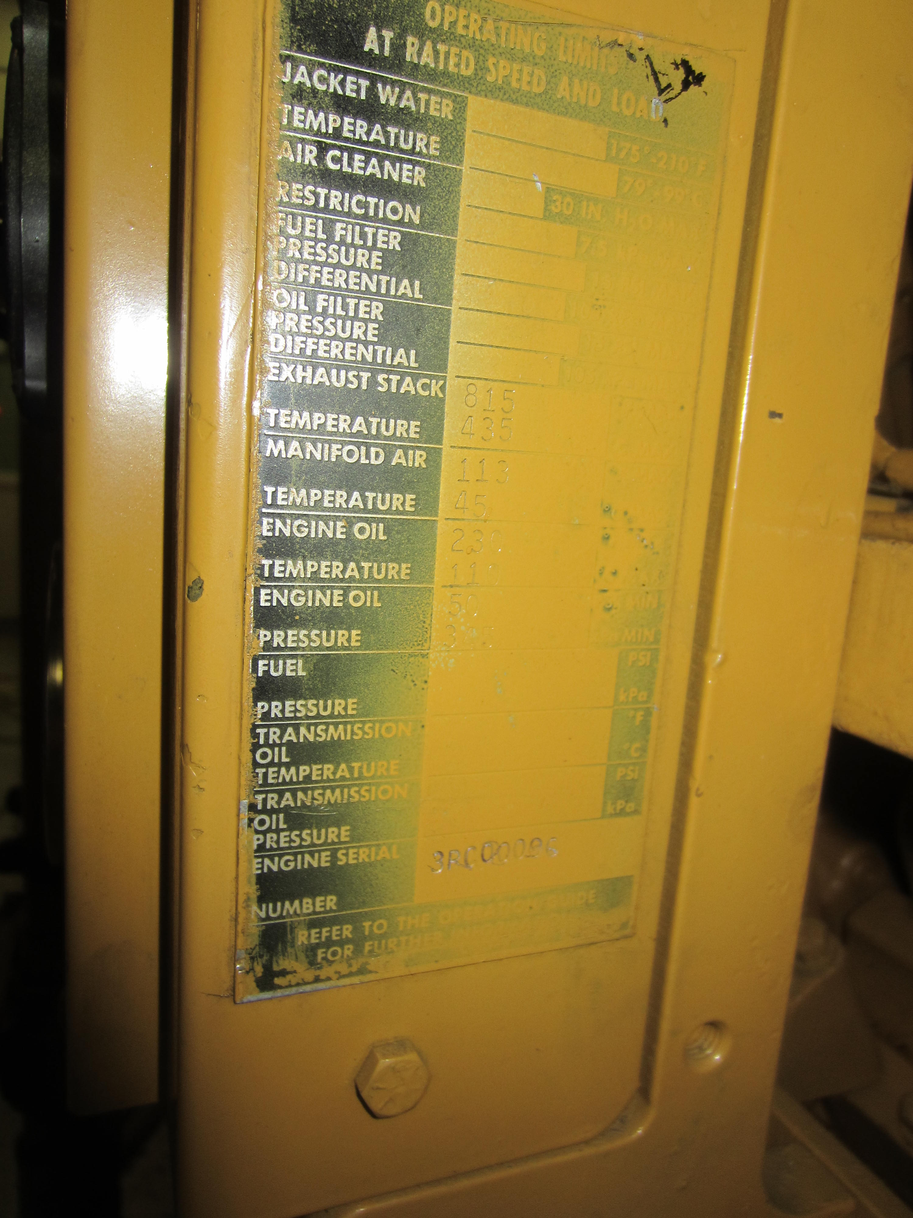 Caterpillar G3516 800KW Power Generator - IPP# 216314