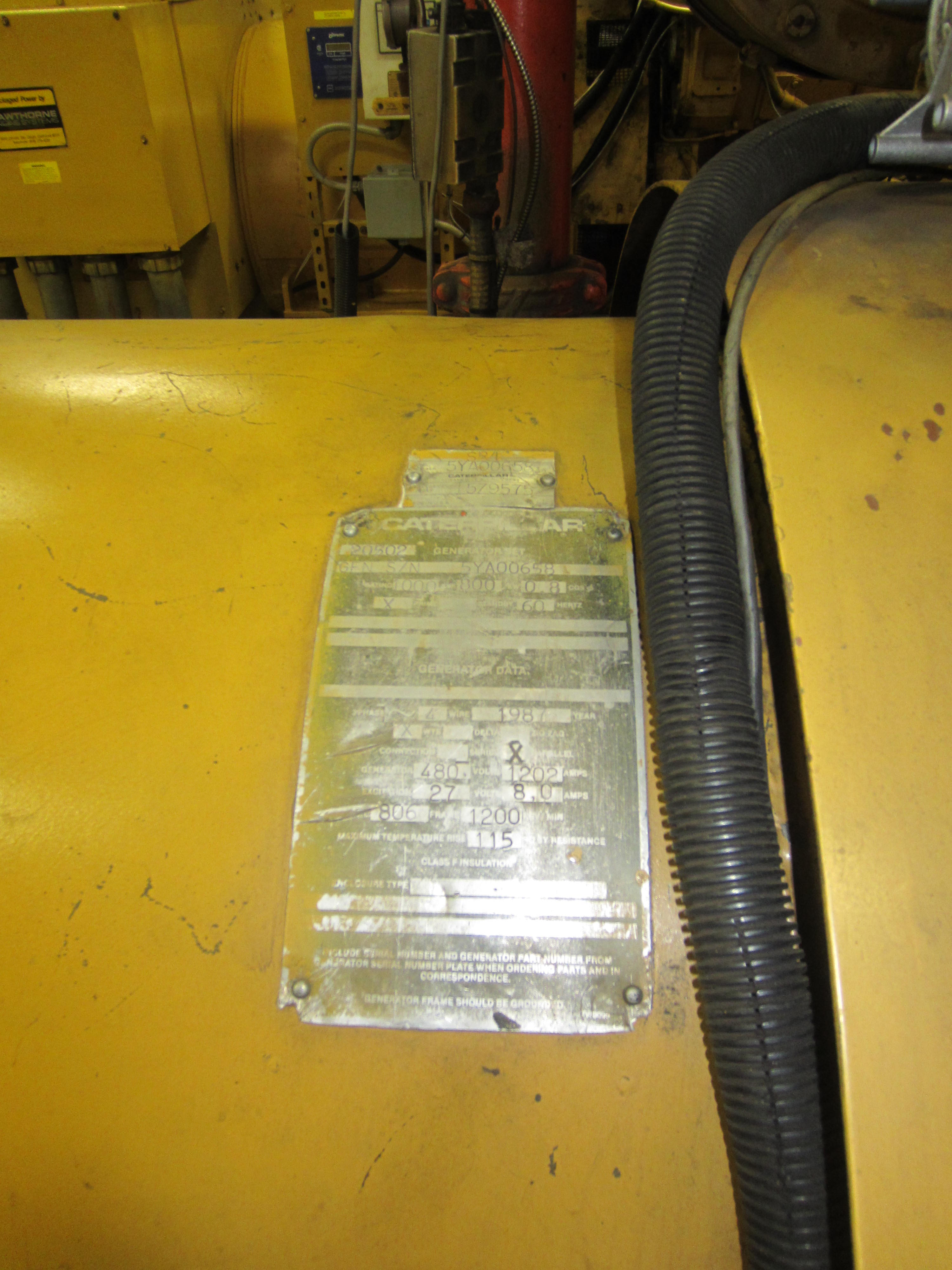 Caterpillar G3516 800KW Power Generator - IPP# 216314