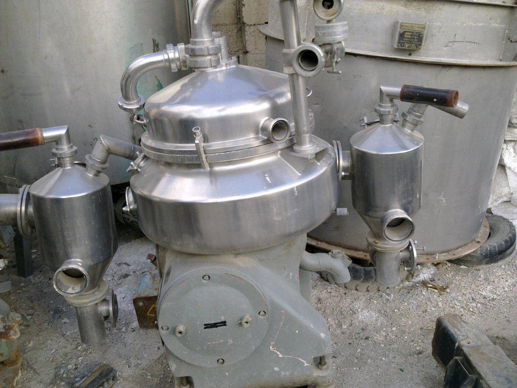 IPP# 216545 -   Centrifuge-Disc Bowl 30 kW (40.2 HP) Stainless Steel 316 For Sale