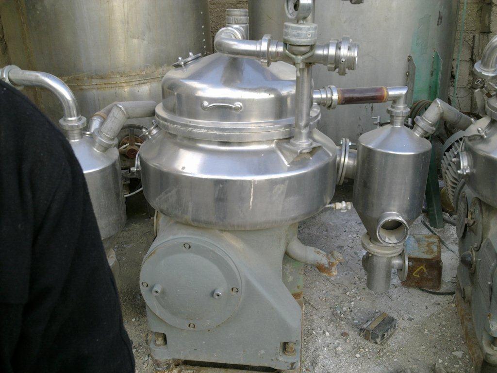 IPP# 216546 -   Centrifuge-Disc Bowl 30 kW (40.2 HP) Stainless Steel 316 For Sale