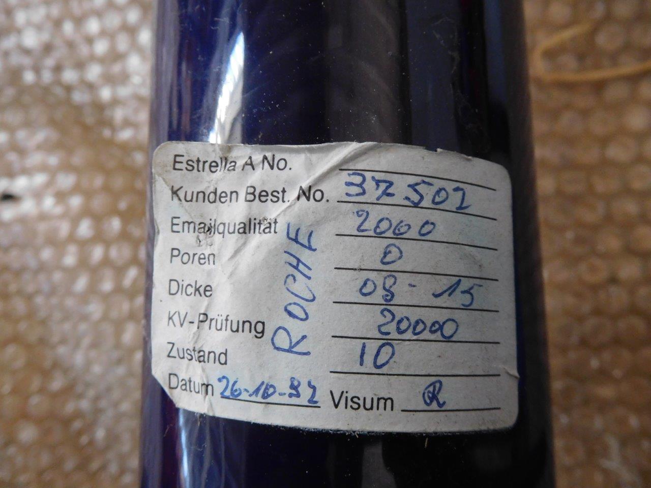 Unused Glasslined  Miscellaneous Glass Lined Parts 67 mm Diameter Dip Pipe - IPP# 217568
