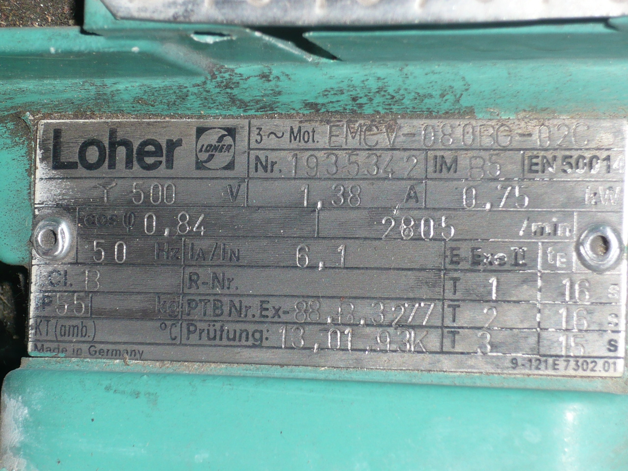  Stainless Steel 316 Rotary Pump 1 m3/h (4.4 GPM) For Sale - IPP# 217576
