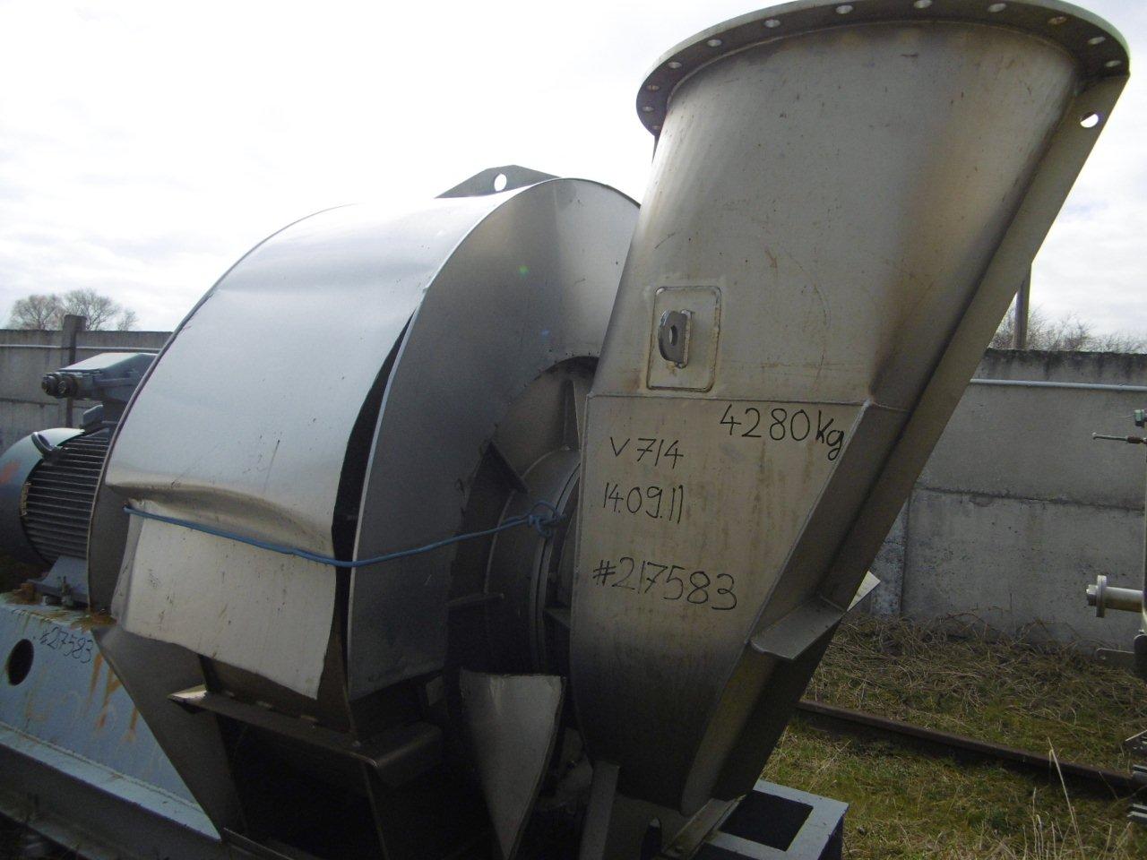  Stainless Steel 321  Blower 65,520 m3/h (38,564 CFM) For Sale - IPP# 217583