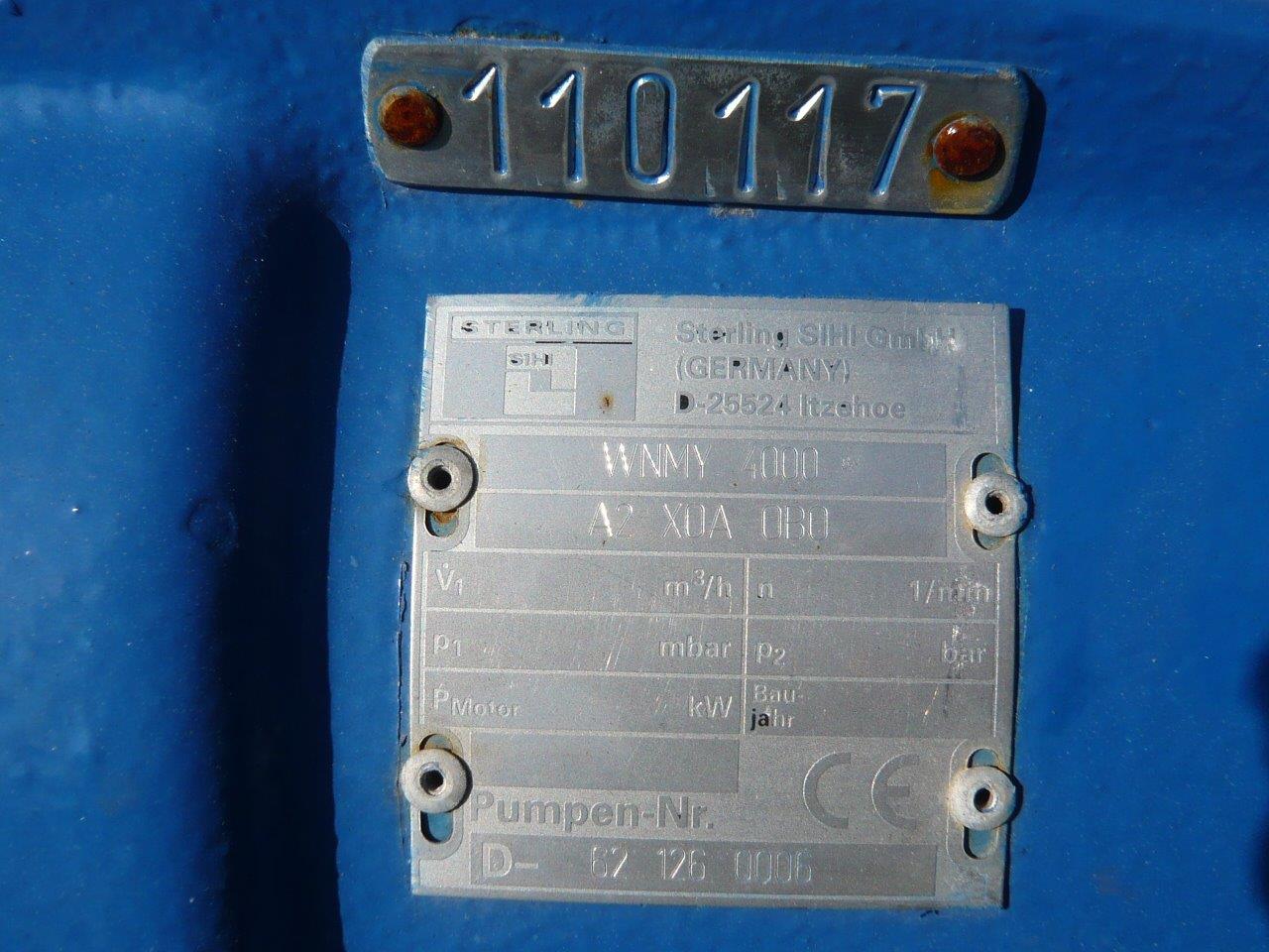   Blower 4,000 m3/h (2,350 CFM) Carbon Steel For Sale - IPP# 217581