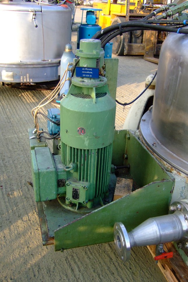  Stainless Steel 316 Manual Discharge-Top Centrifuge-Basket 1,000 mm (39.4 in) For Sale - IPP# 217587
