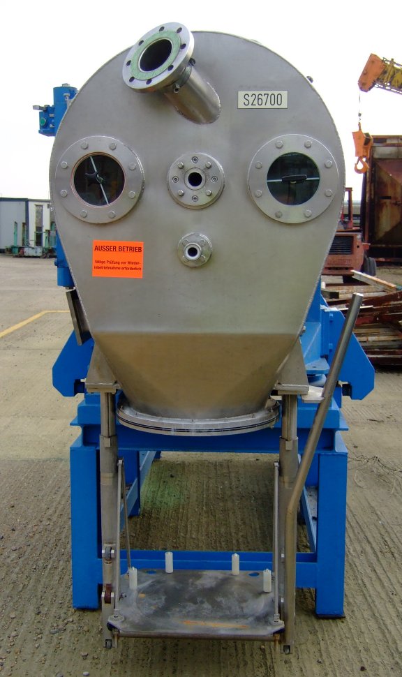 Stainless Steel 316L Heinkel HF-600 Centrifuge-Inverting Filter - IPP# 217588