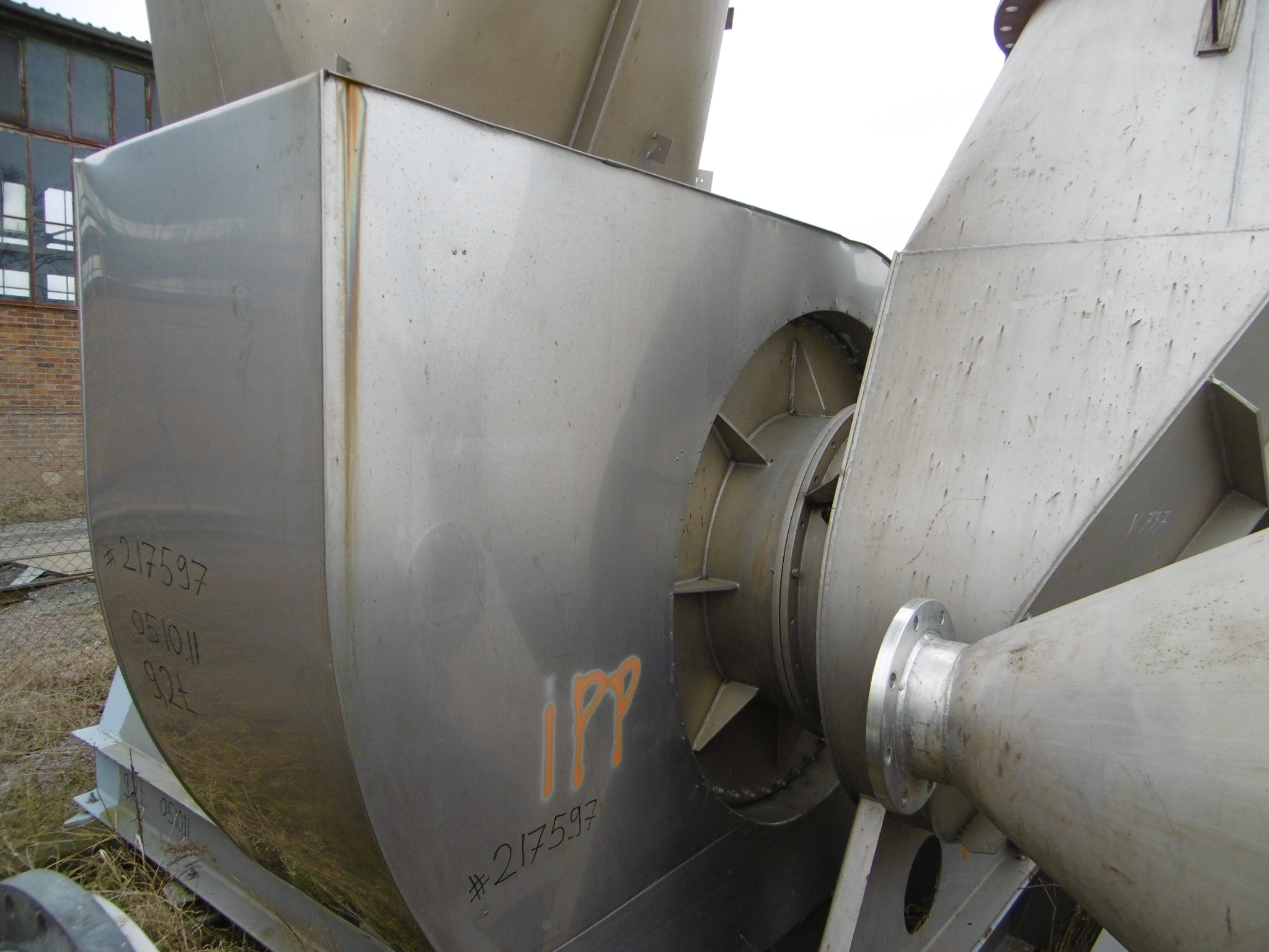  Stainless Steel 321  Blower 88,452 m3/h (52,061 CFM) For Sale - IPP# 217597