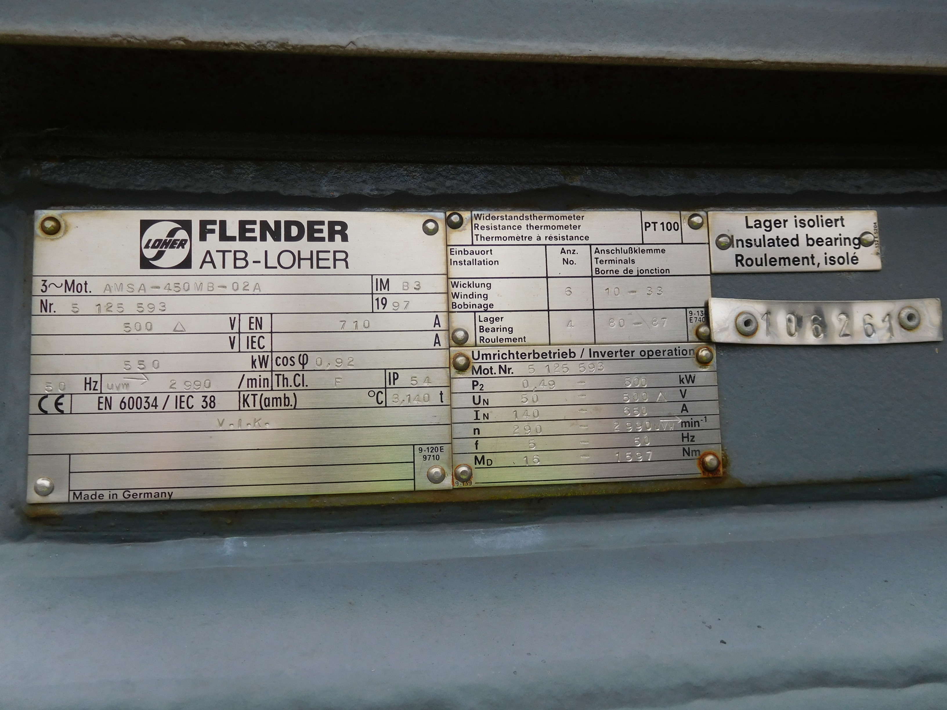  Stainless Steel 321  Blower 88,452 m3/h (52,061 CFM) For Sale - IPP# 217597