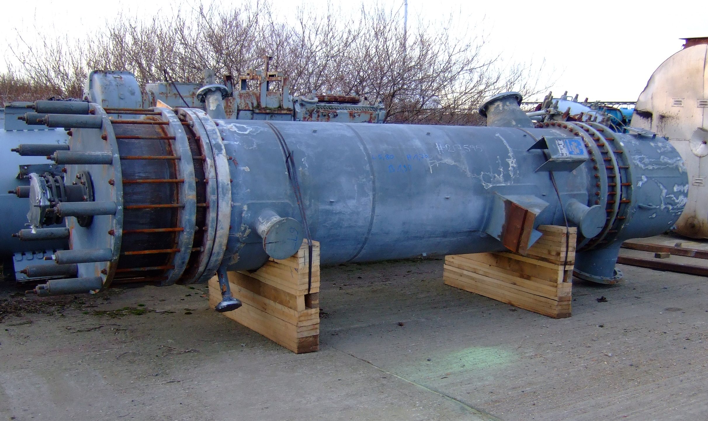 Graphite Le Carbonne-Lorraine 38"-E01-pytic-8-11"-32/22 dia-6-472 Shell and Tube Heat Exchanger - IPP# 217595