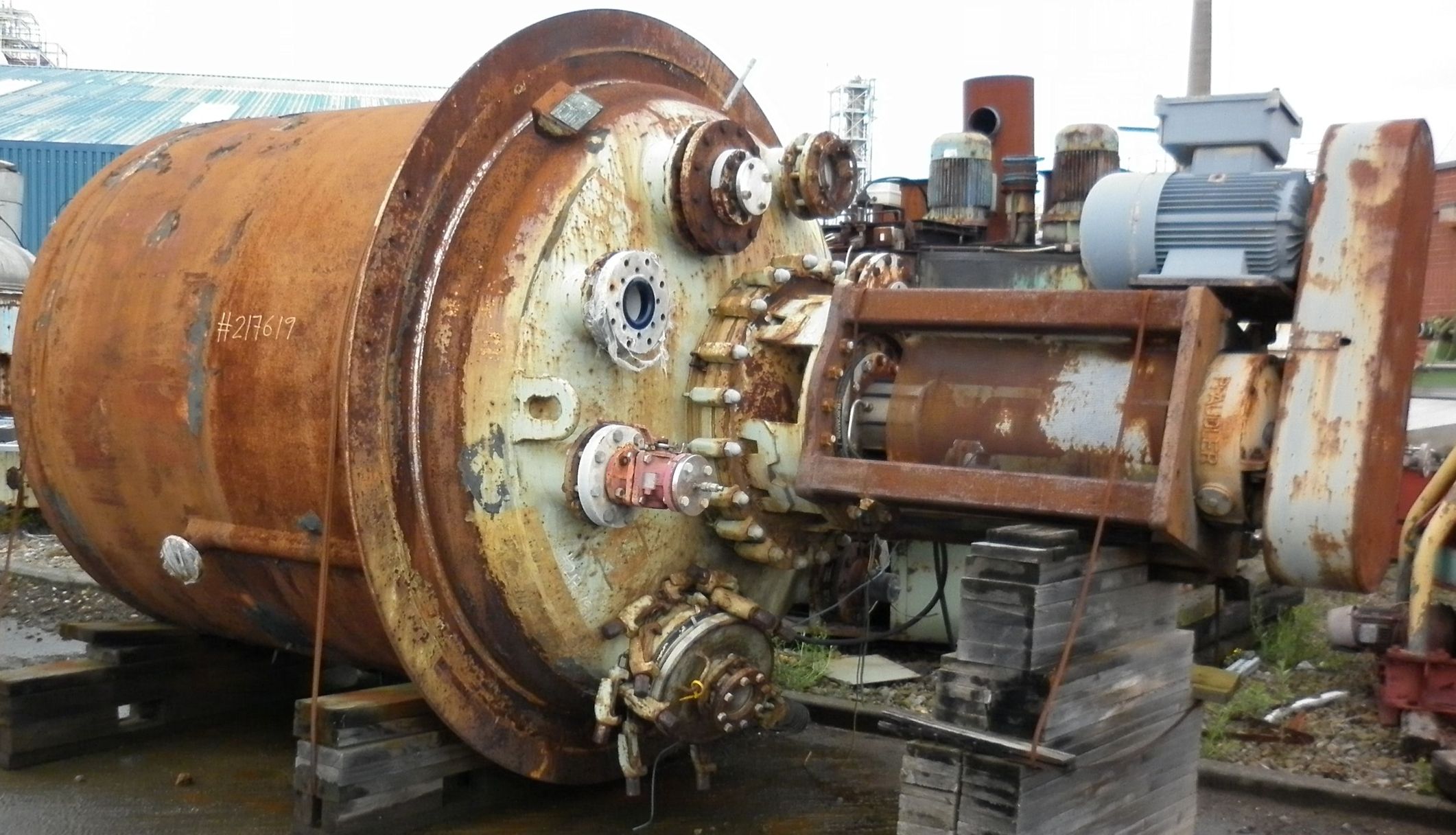 Glasslined Pfaudler CE Batch-Type Agitated Reactor - IPP# 217619