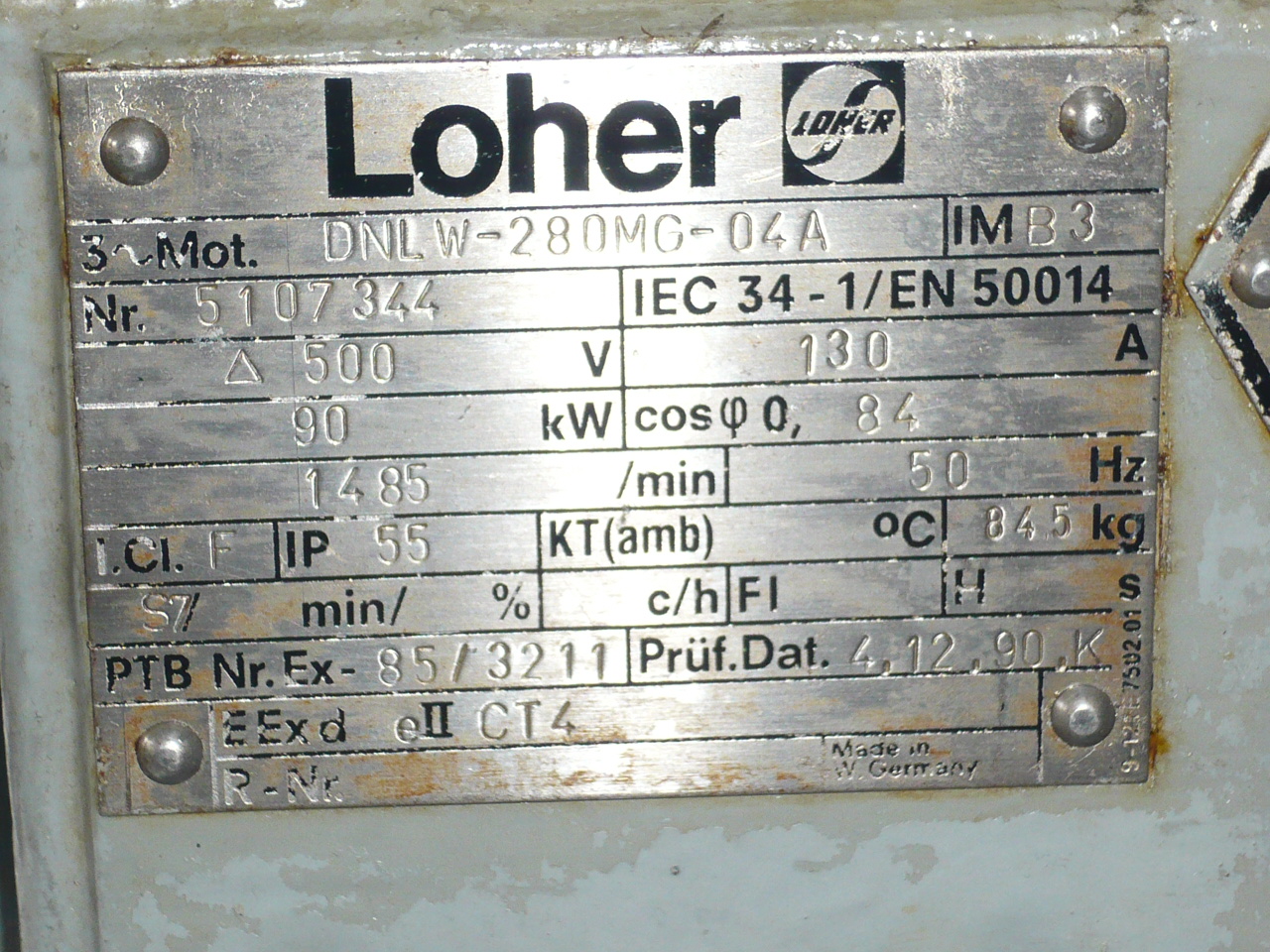 Rubberlined Krauss Maffei HZ 160/4A Centrifuge-Peeler - IPP# 217844