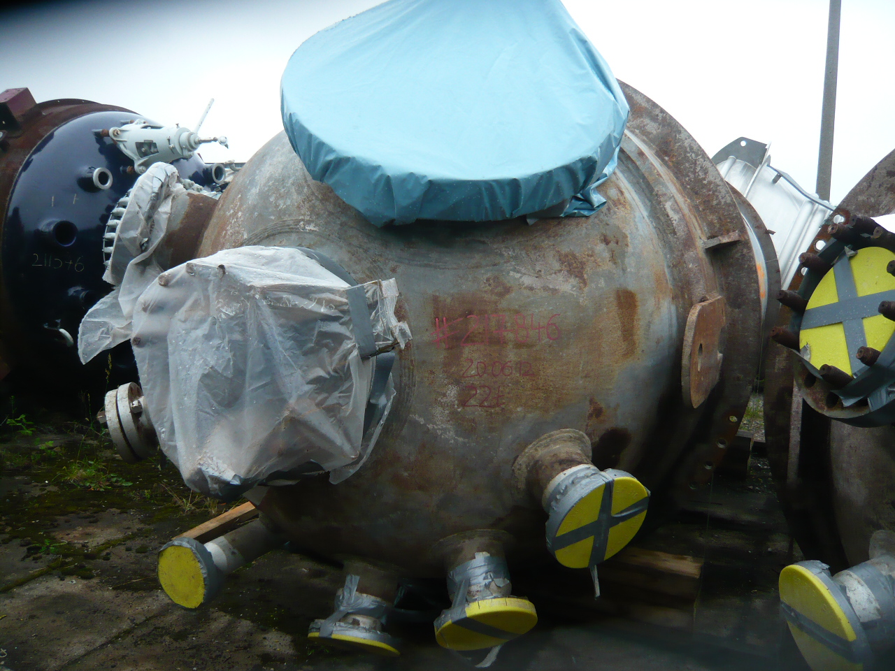  Batch-Type Agitated Reactor 8,900 L (2,350 gallons) Stainless Steel Austenitic For Sale - IPP# 217846