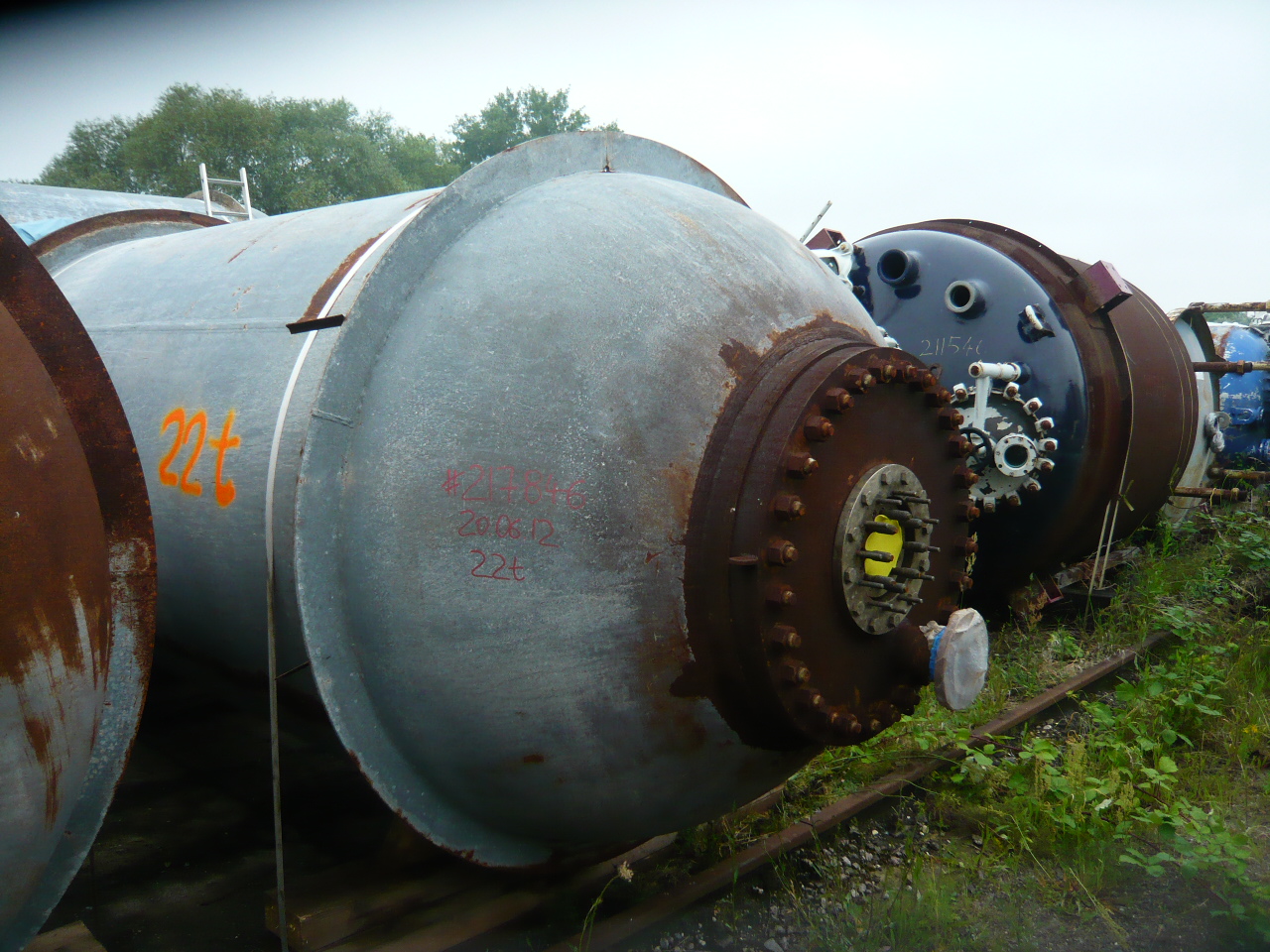  Batch-Type Agitated Reactor 8,900 L (2,350 gallons) Stainless Steel Austenitic For Sale - IPP# 217846