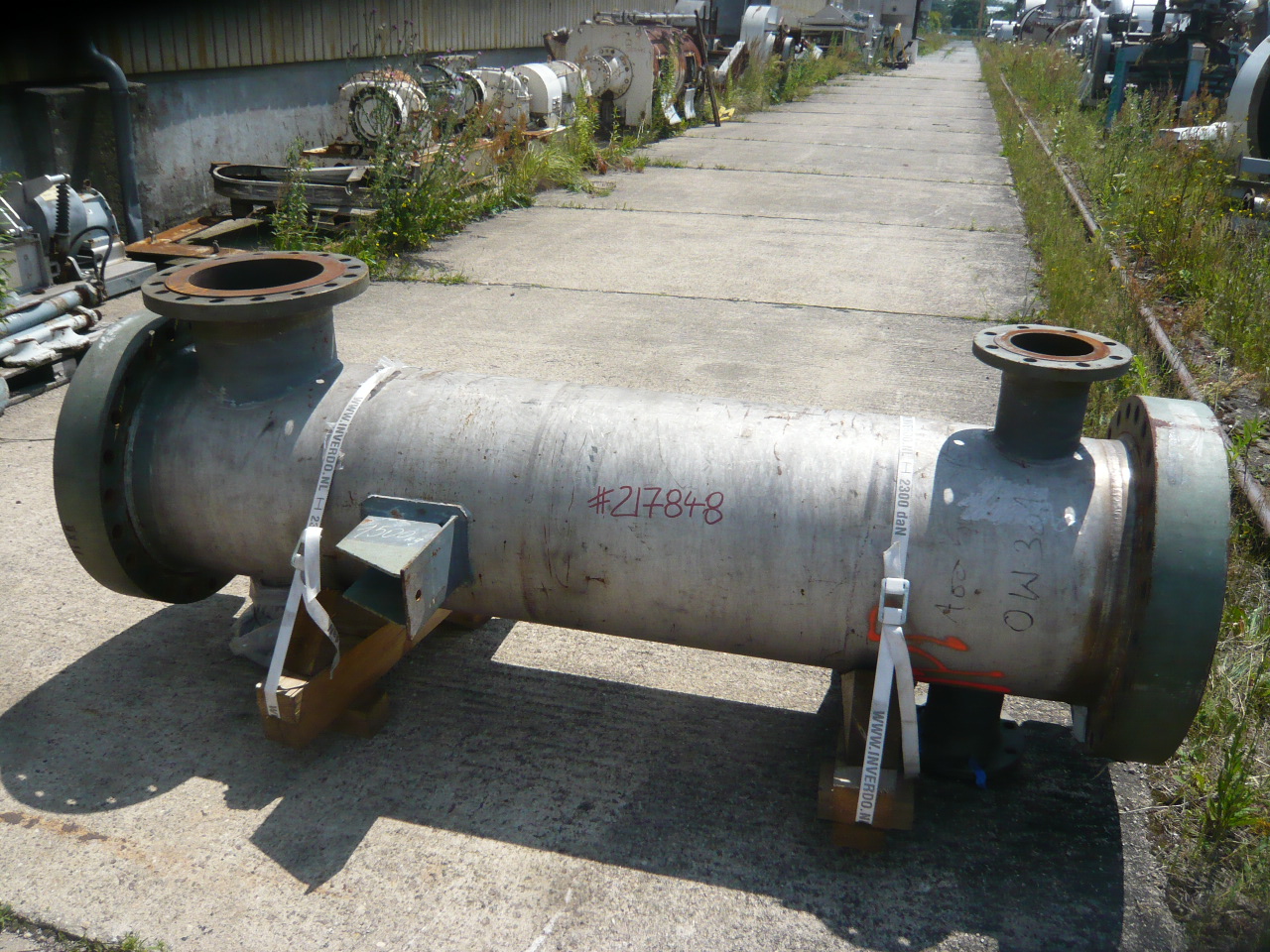 IPP# 217848 -  Shell and Tube Heat Exchanger 41 m² (441.3 ft²) Stainless Steel 321 For Sale