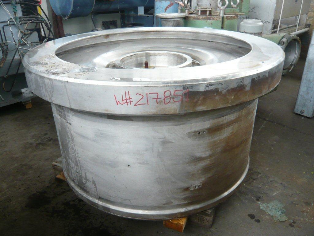   Centrifuge-Peeler 1,250 mm (49.2 in) Stainless Steel 316L For Sale - IPP# 217851