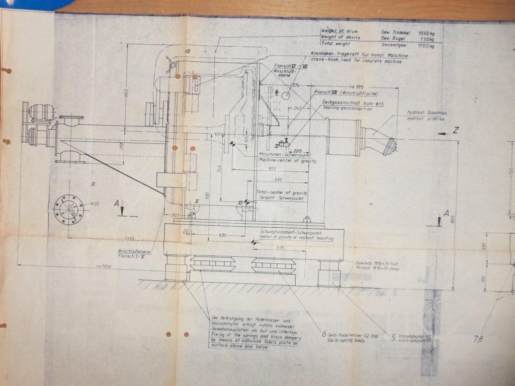   Centrifuge-Peeler 1,250 mm (49.2 in) Stainless Steel 316L For Sale - IPP# 217851