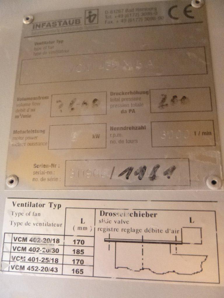 Stainless Steel Other Infrastaub GmbH & Co. AJN 203 UT Bag House Dust Collector - IPP# 217874