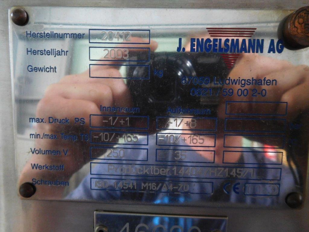 Stainless Steel Austenitic Engelsmann AG K127AM200/180 Dryer-Rotary Vacuum - IPP# 217887