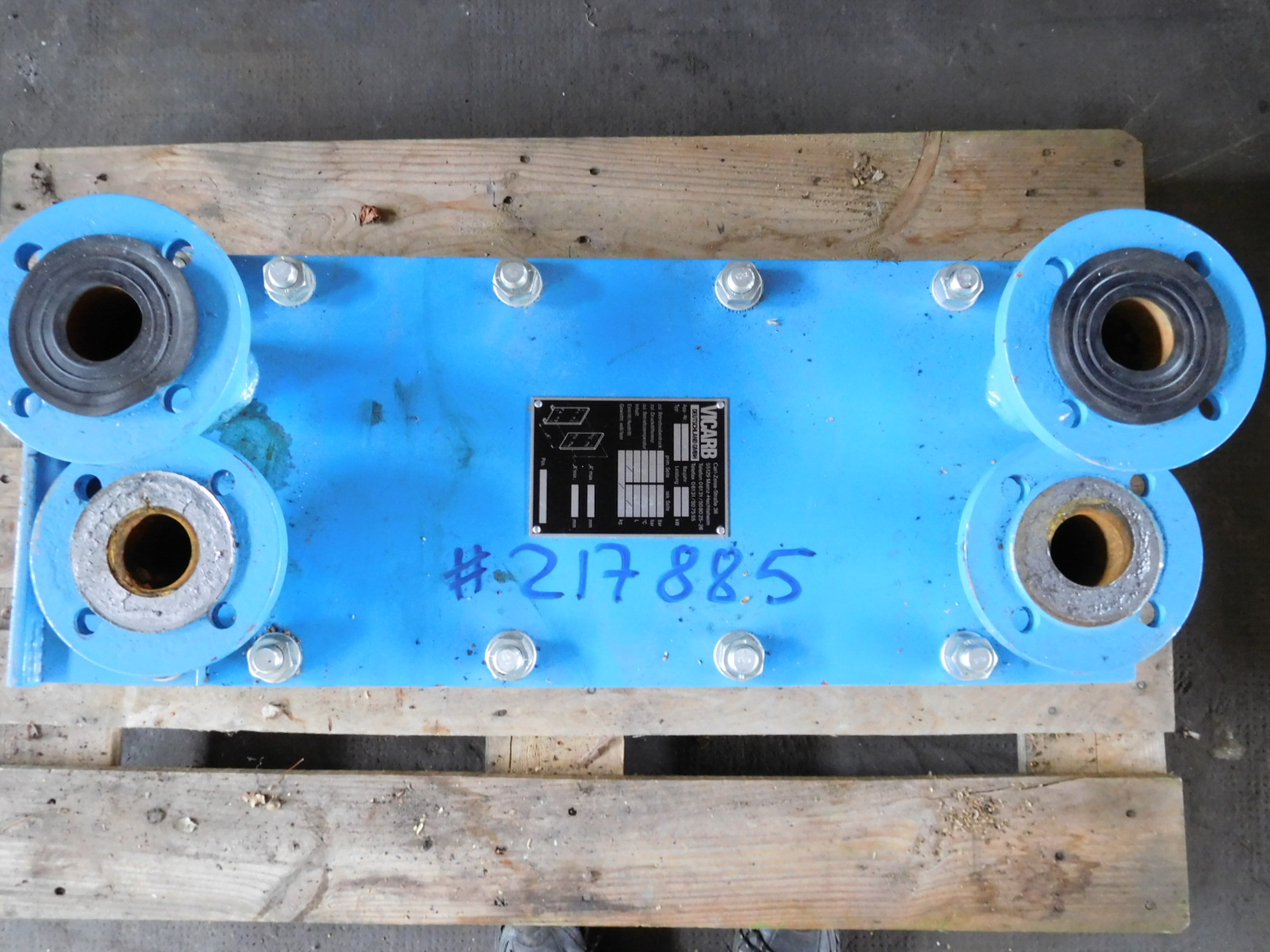  Stainless Steel Other Plate and Frame Heat Exchanger 2.5 m² (26.6 ft²) For Sale - IPP# 217885