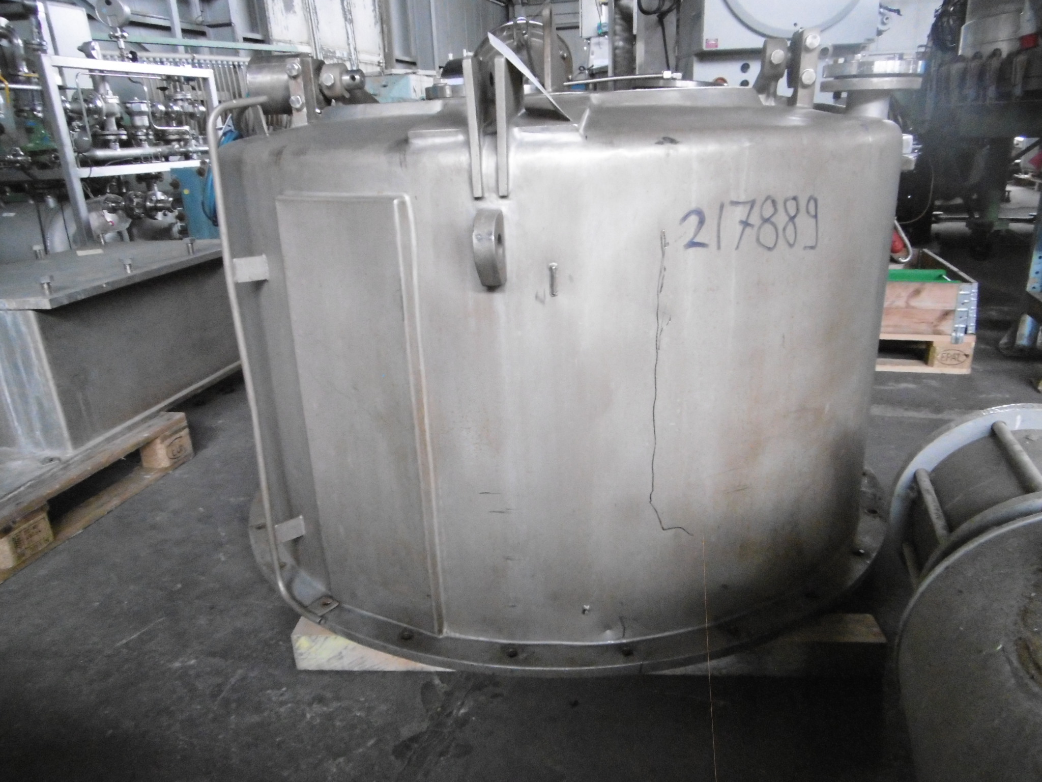  Auto Discharge-Bottom Centrifuge-Basket 1,250 mm (49.2 in) Hastelloy - C4 For Sale - IPP# 217889