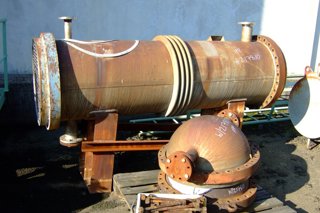 Titanium Luwa SMS Shell and Tube Heat Exchanger