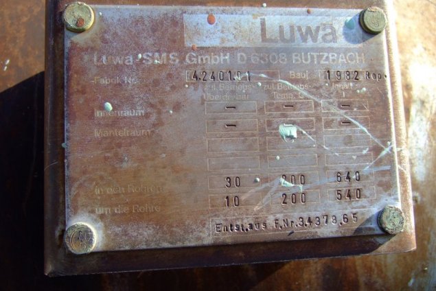 Titanium Luwa SMS Shell and Tube Heat Exchanger - IPP# 217810