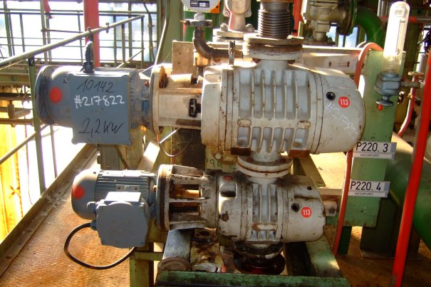Carbon Steel Leybold-Heraeus RU-VAC-WA-500 Pump-Vacuum - IPP# 217822