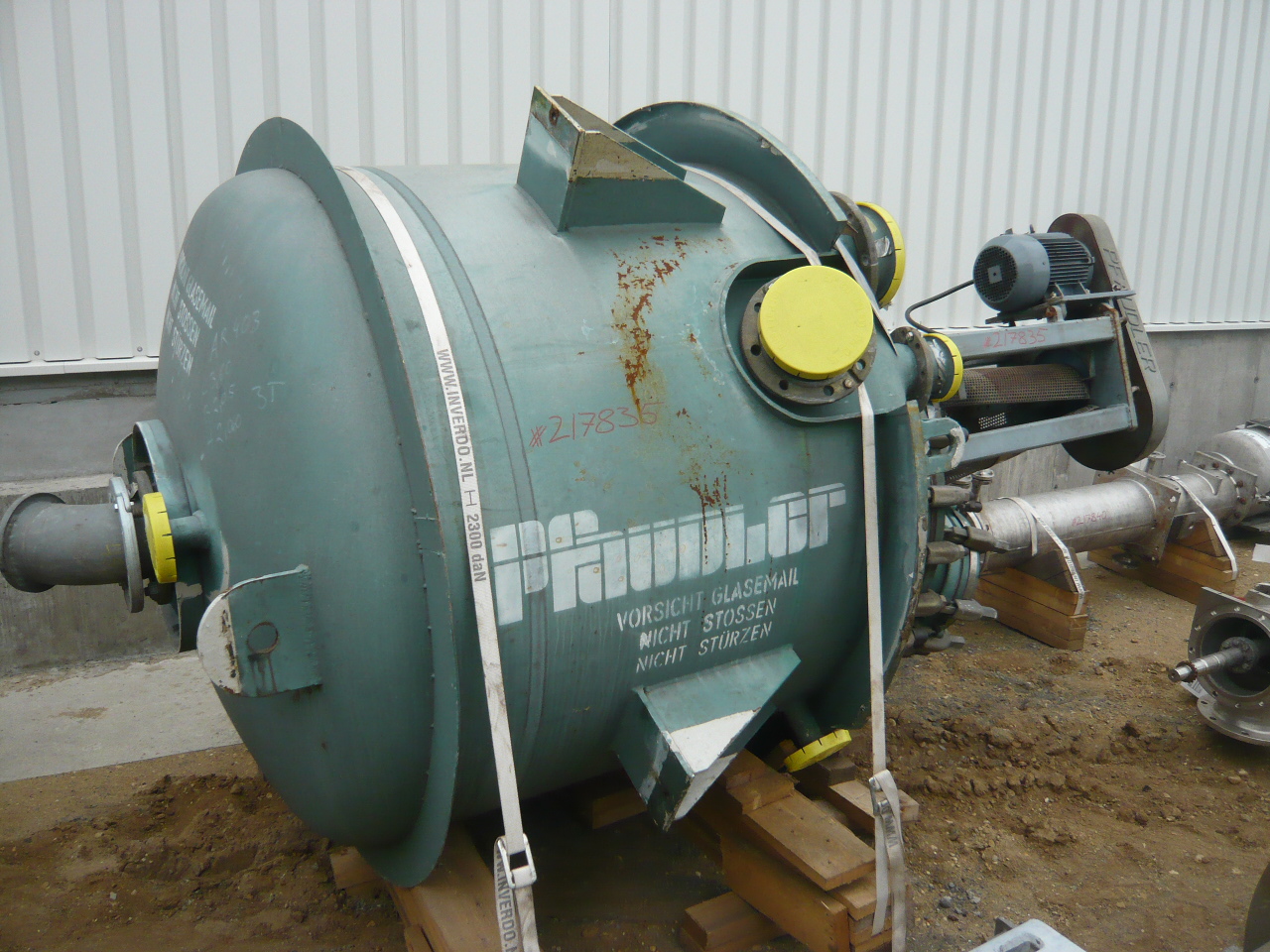 Glasslined Pfaudler CE Batch-Type Agitated Reactor - IPP# 217835