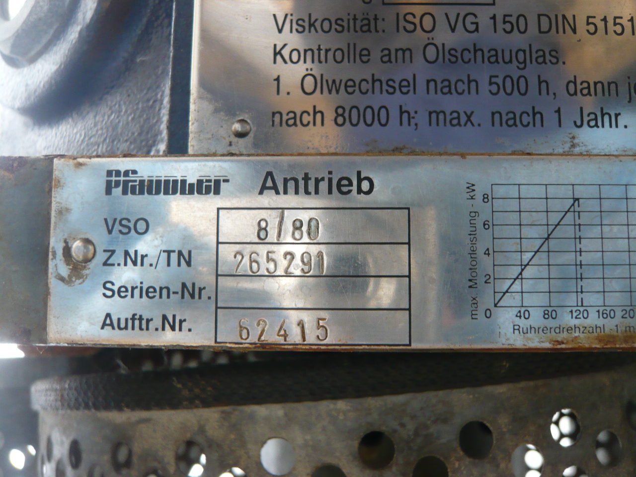 Glasslined Pfaudler CE Batch-Type Agitated Reactor - IPP# 217835