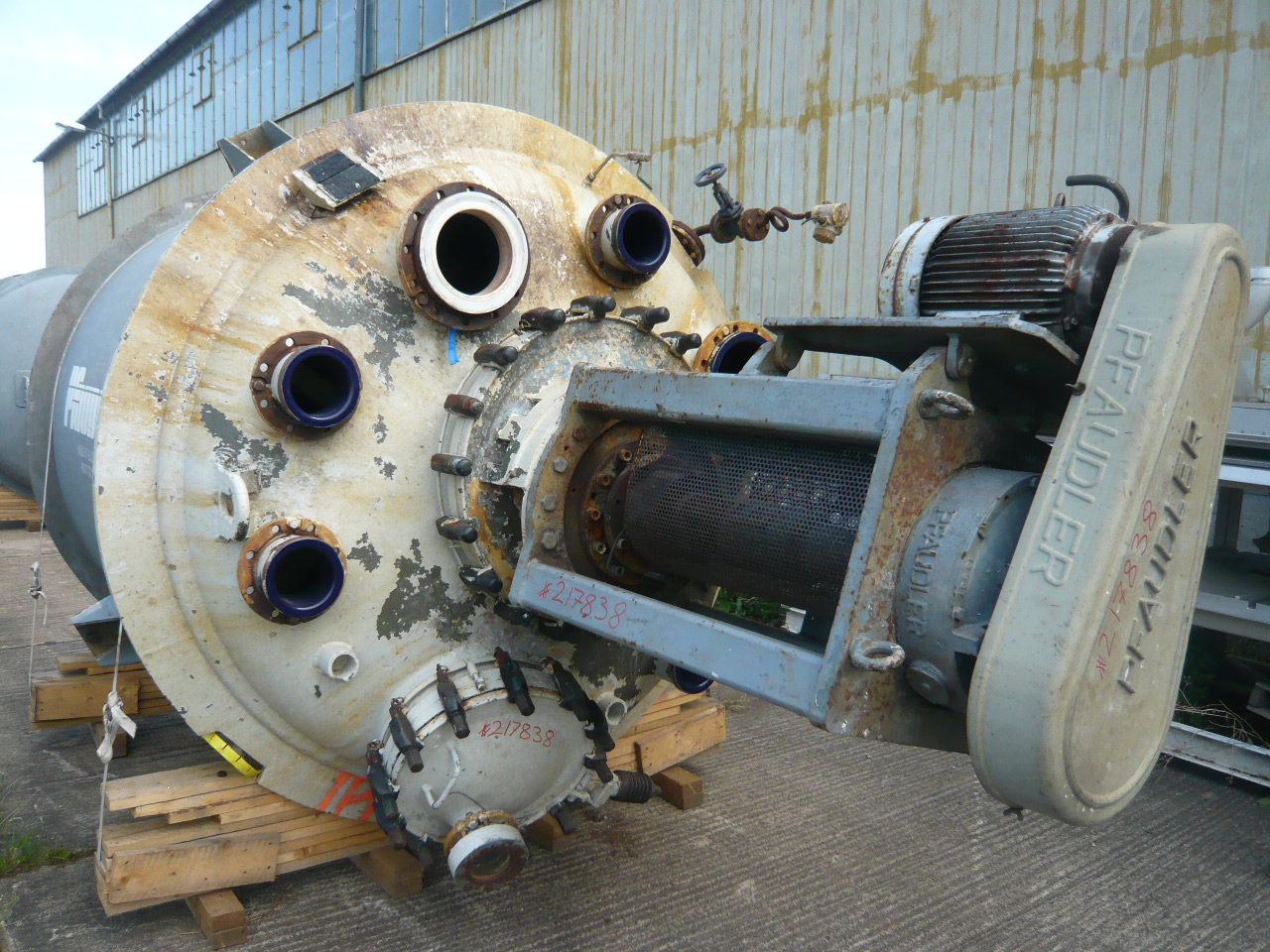 Glasslined Pfaudler CE Batch-Type Agitated Reactor - IPP# 217838