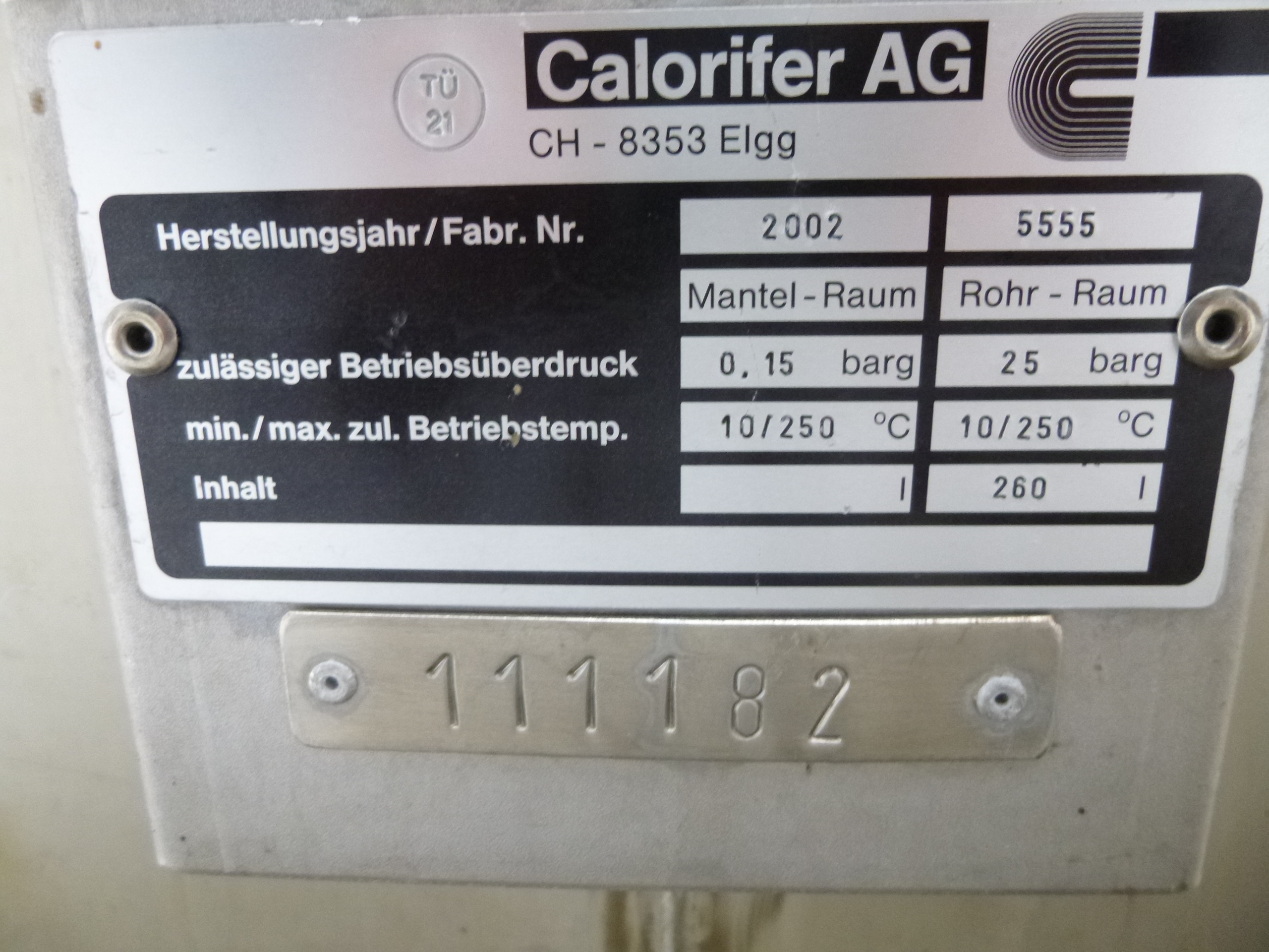  Shell and Tube Heat Exchanger 76 m² (818 ft²) Stainless Steel 321 For Sale - IPP# 217942