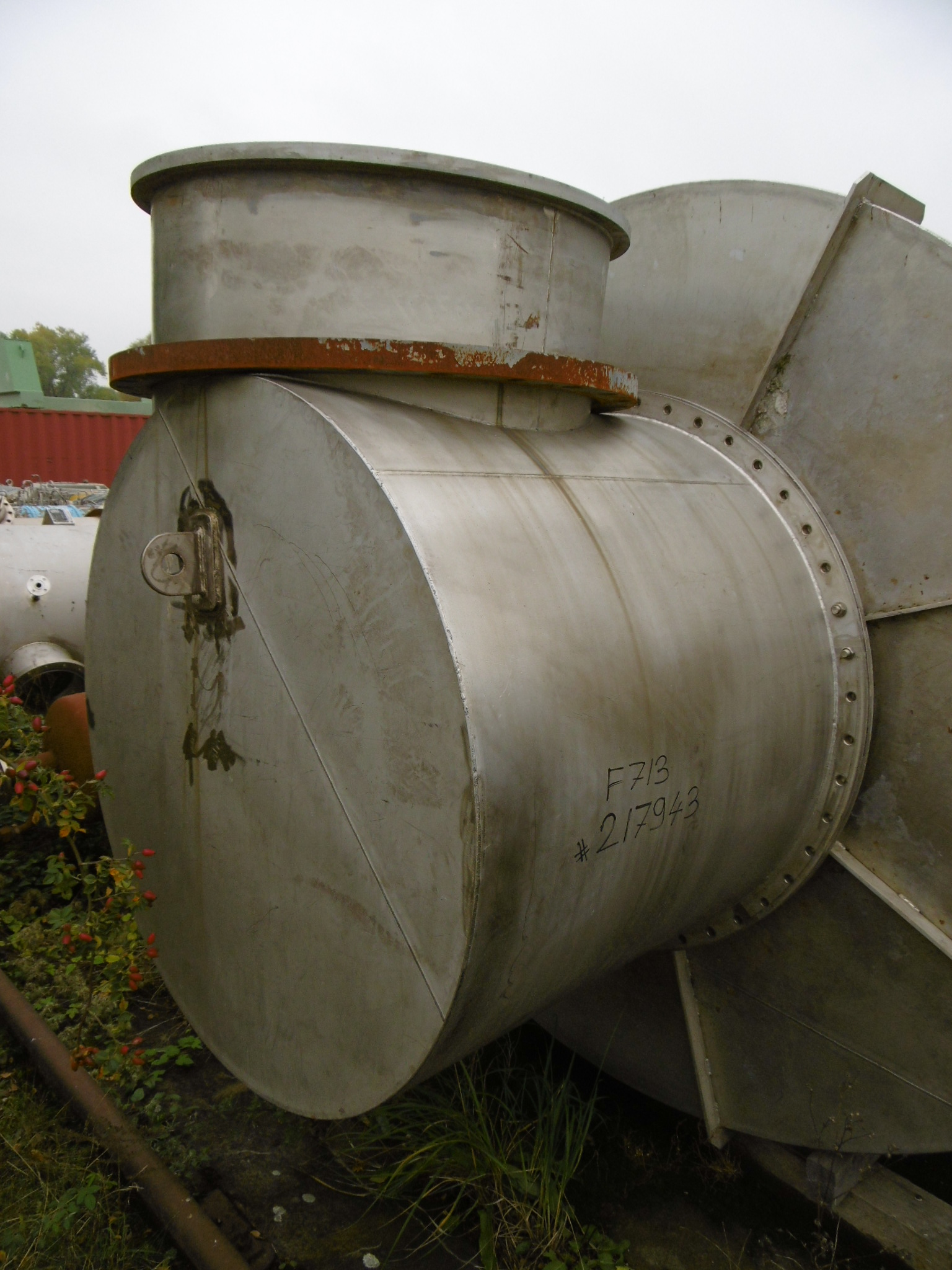  Stainless Steel 321 Cyclone Dust Collector 2,392 mm (94.2 in) For Sale - IPP# 217943