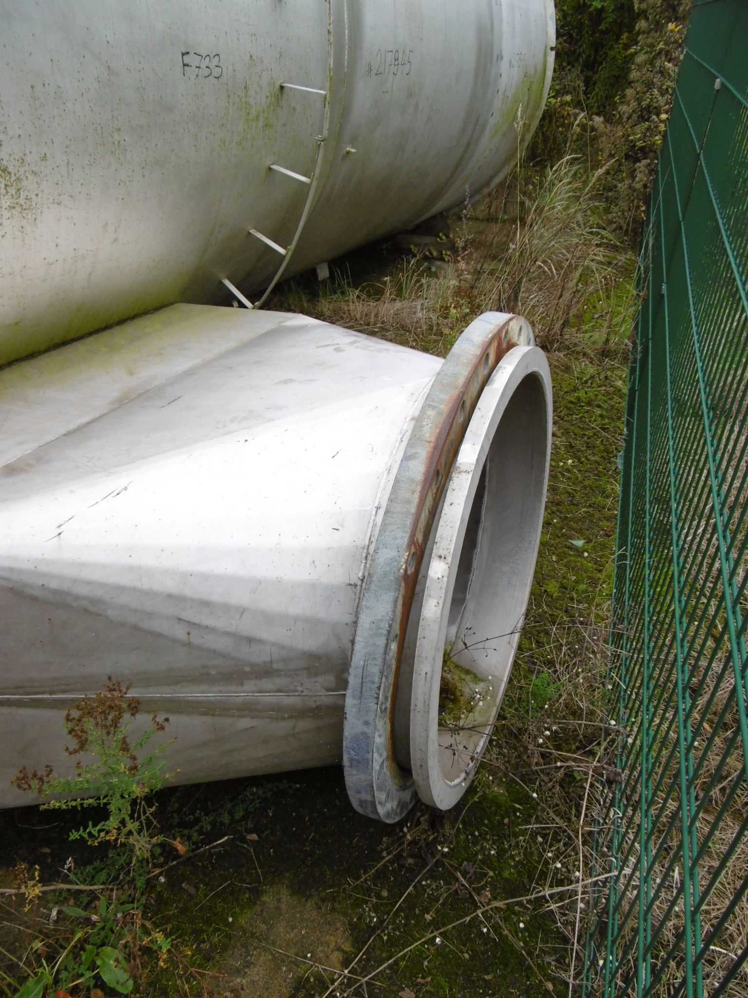  Stainless Steel 321 Cyclone Dust Collector 2,142 mm (84.3 in) For Sale - IPP# 217945
