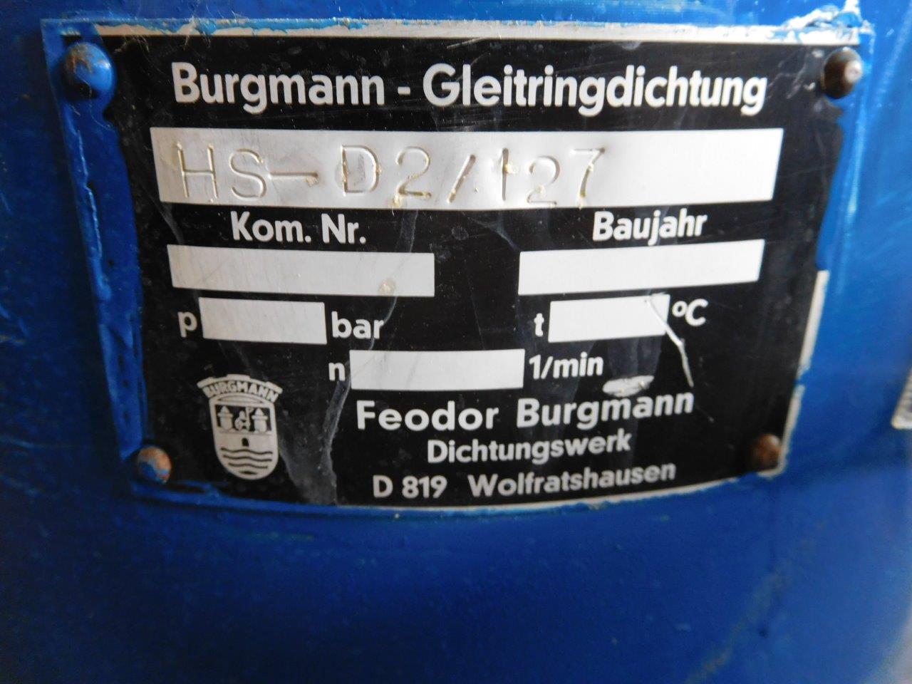 Stainless Steel Feodor Burgmann HS-D2/127 Mechanical Seal Miscellaneous Glass Lined Parts - IPP# 217907