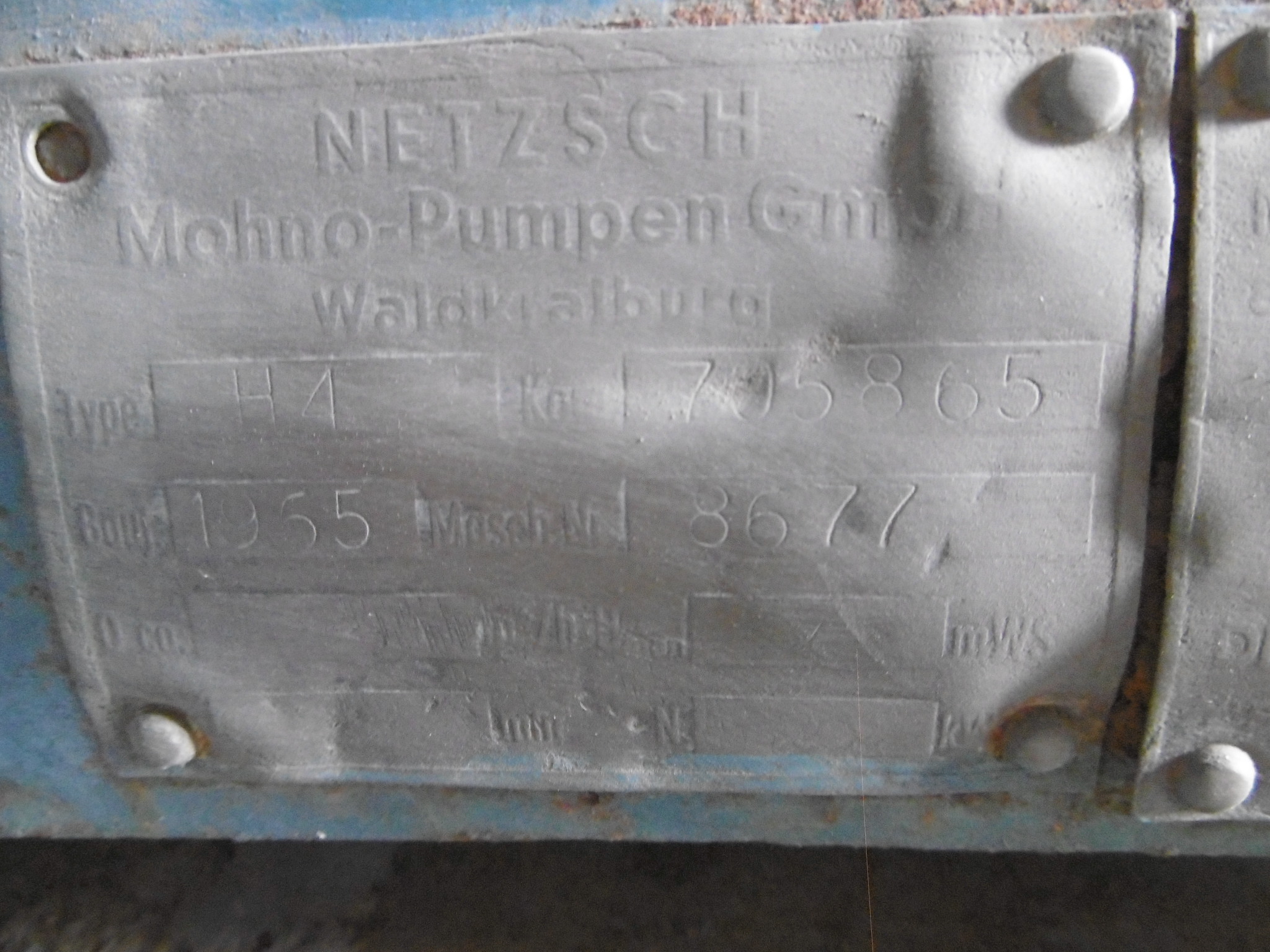 Carbon Steel Netsch H 4 Centrifugal Pump - IPP# 217925