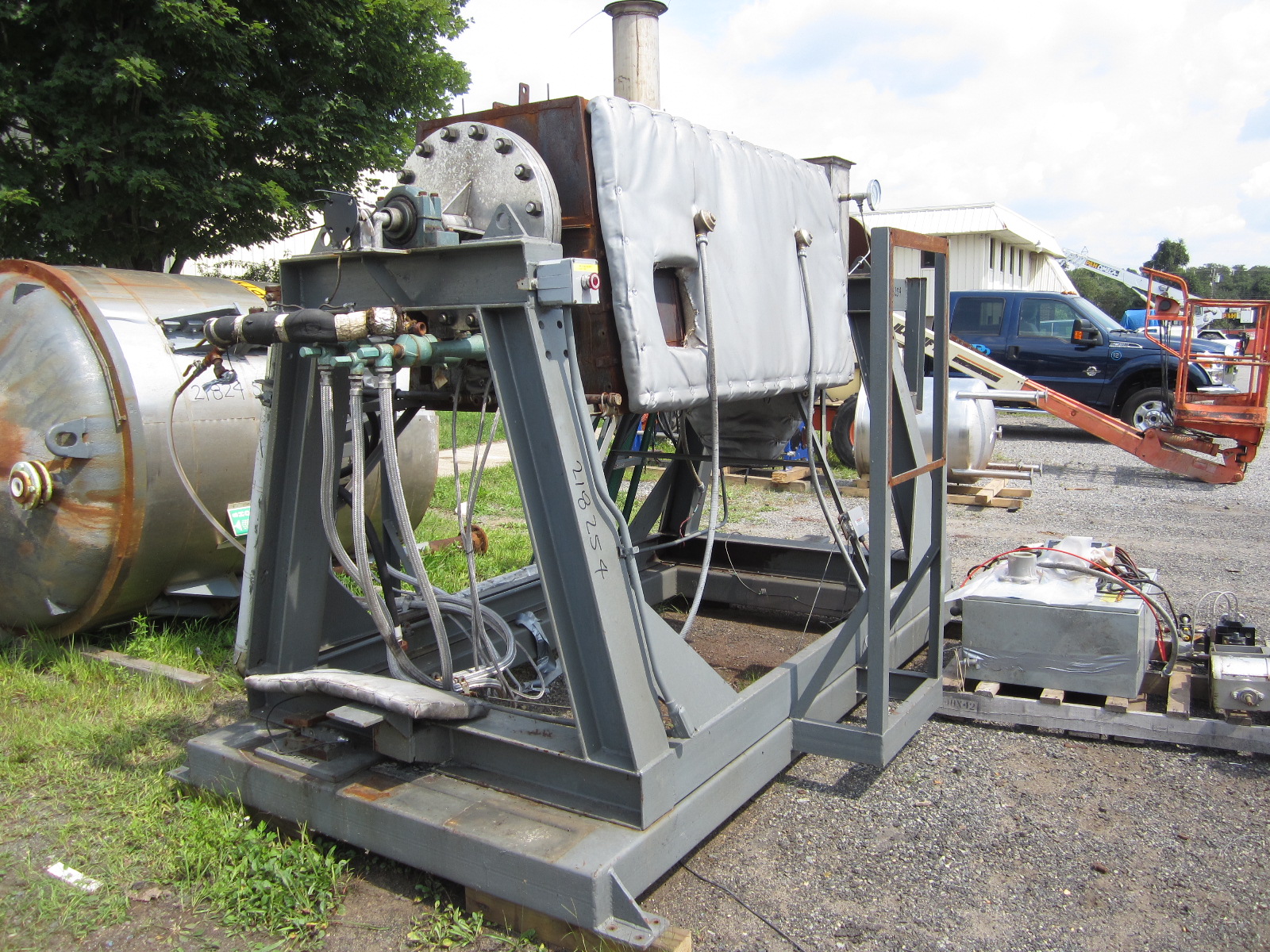  Stainless Steel 304 Ball Mill 1.59 m3 (56 ft3) For Sale - IPP# 218254