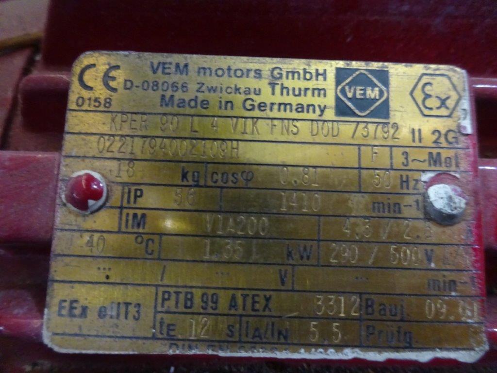   Drive Agitator 1.37 kW (1.84 HP) For Sale - IPP# 219077