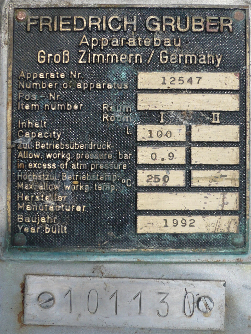   Bin 0.1 m3 (3.5 ft3) Stainless Steel 321 For Sale - IPP# 219087