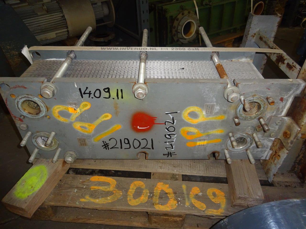  Plate and Frame Heat Exchanger 11.8 m² (127 ft²) Stainless Steel 316 For Sale - IPP# 219021